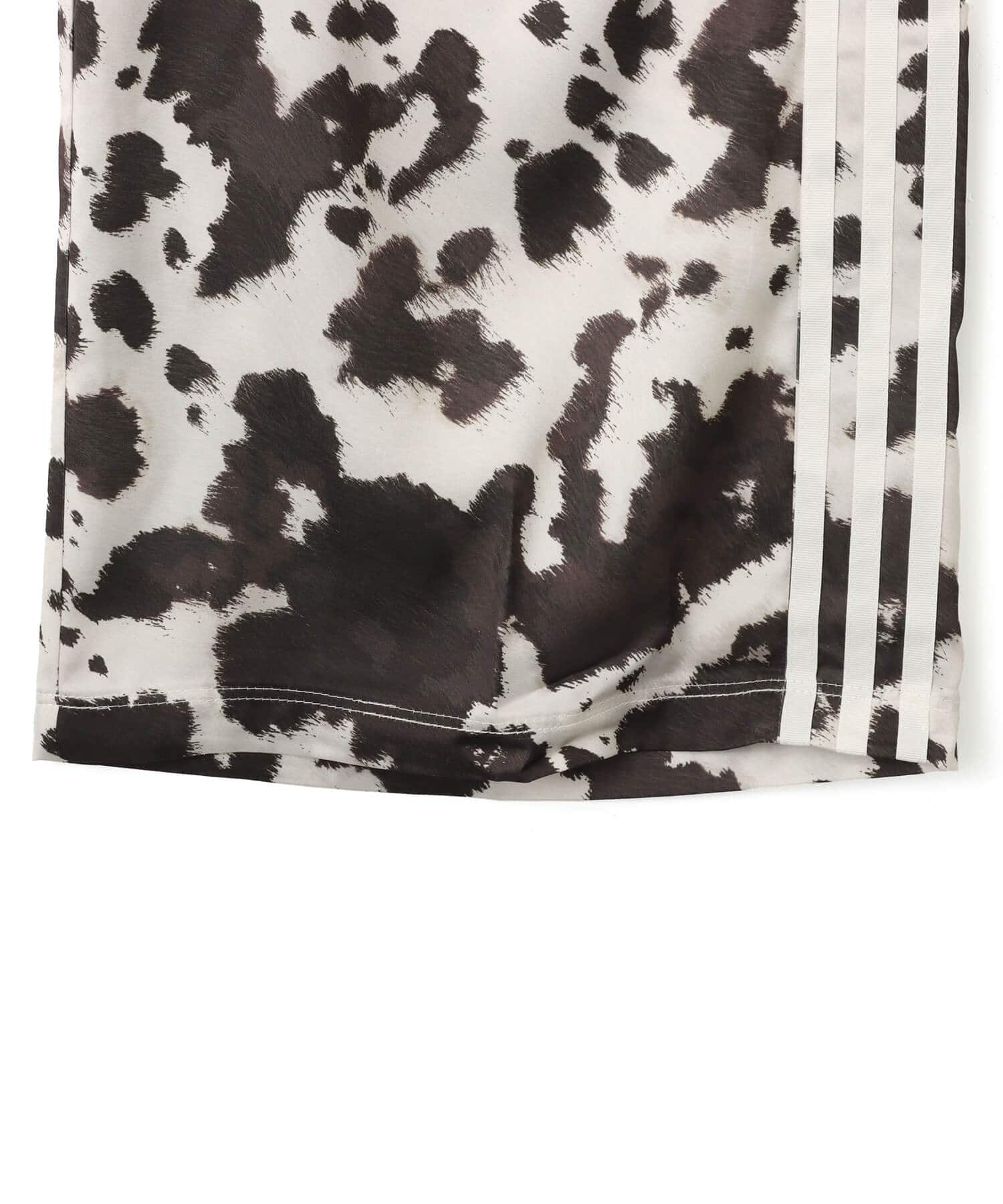 adidas SATIN WIDE LEG PANTS マルチカラー/オフホワイトの画像