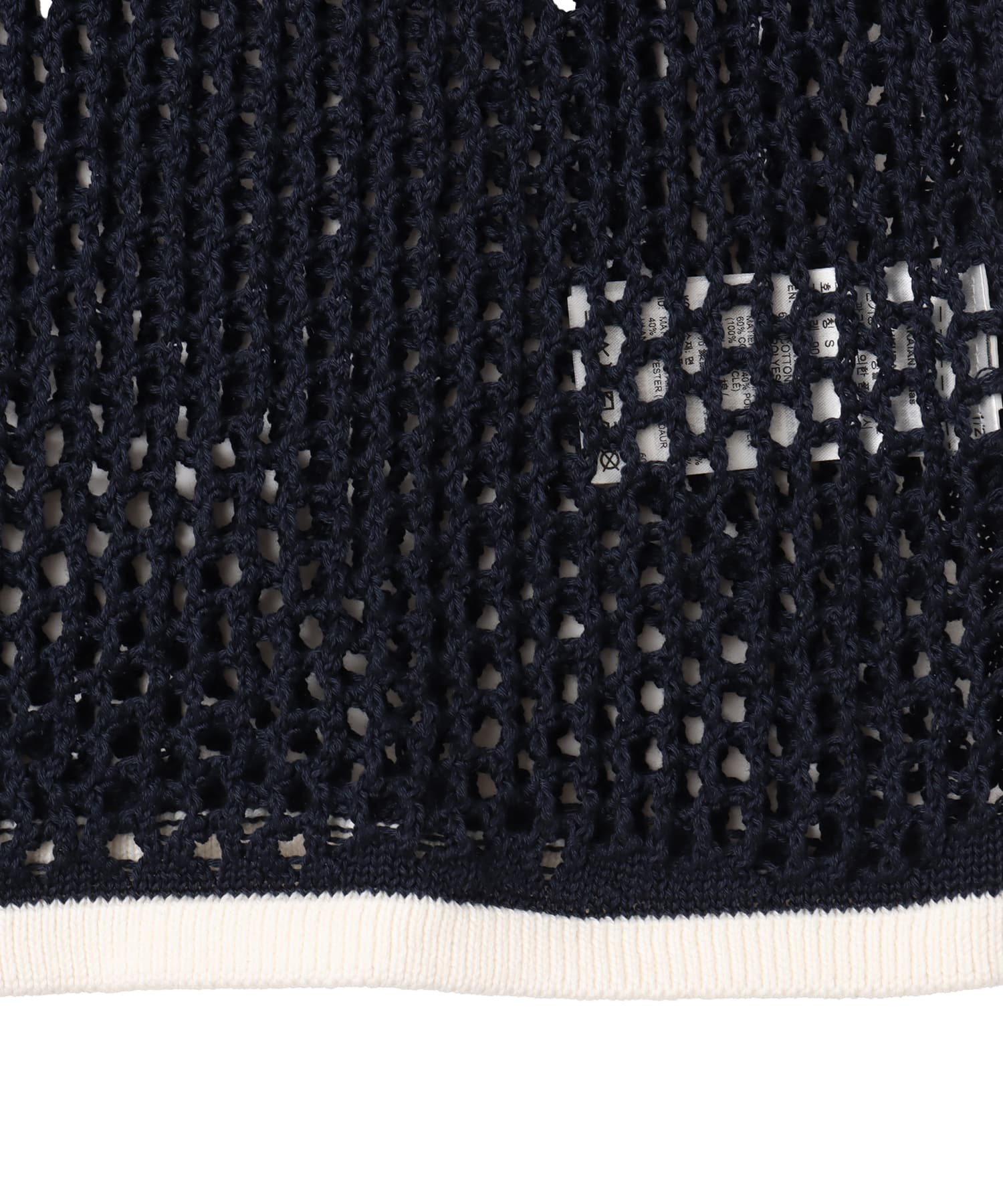 adidas WALES BONNER KNIT TOP ナイトネイビーの画像