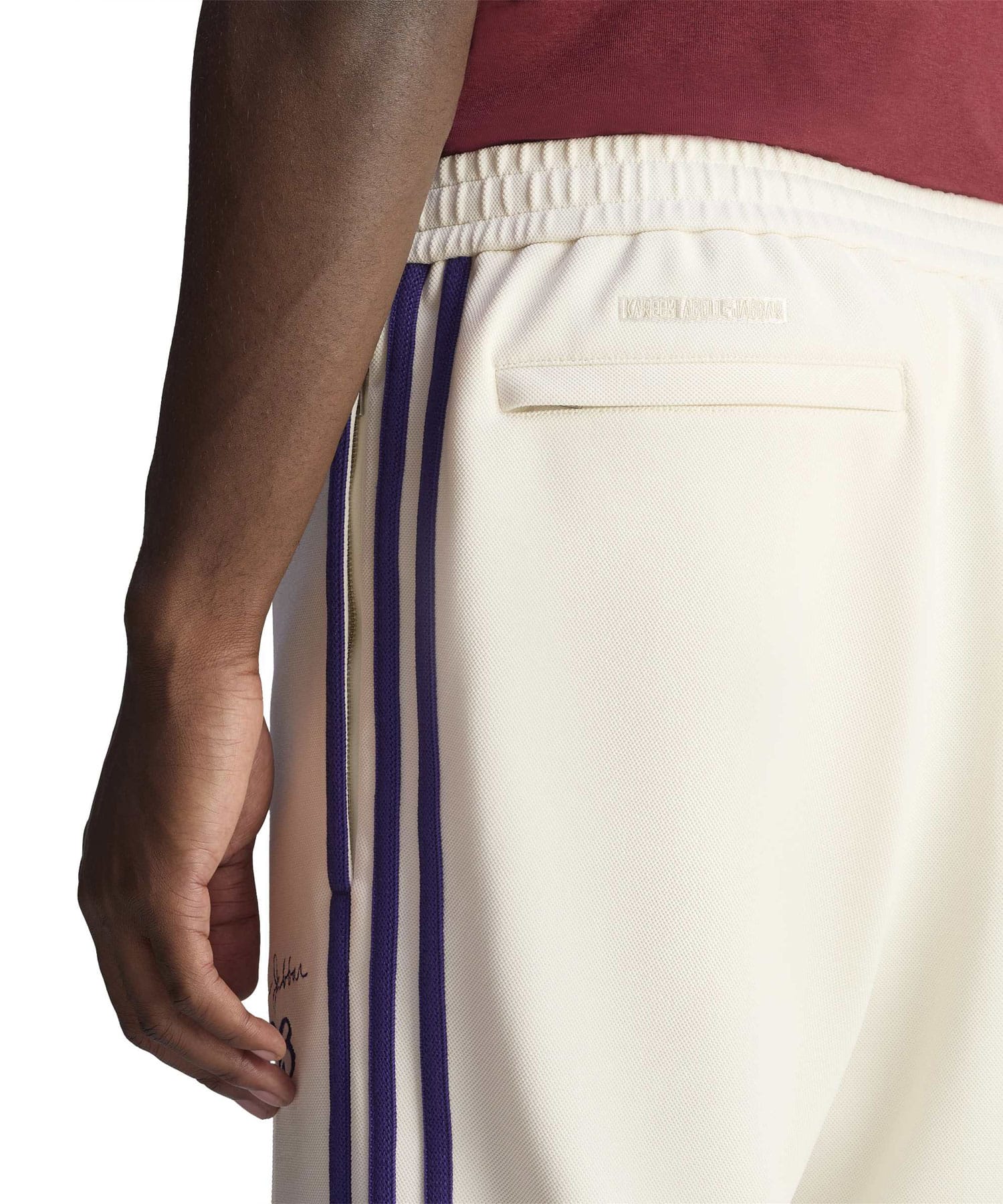 adidas WALES BONNER JABBAR 3-STRIPES TRACK PANTS チョークホワイトの画像