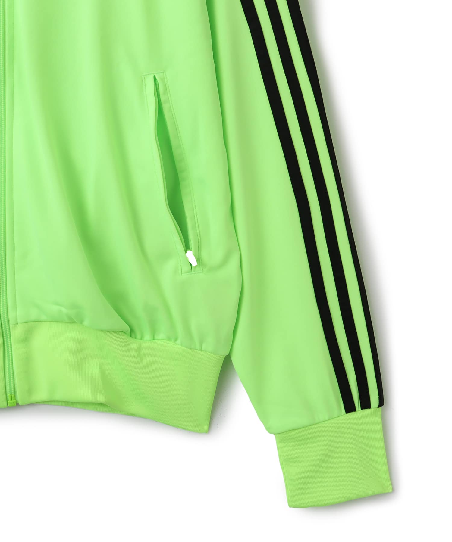 adidas FIREBIRD ADICOLOR TRACKTOP シグナルグリーン/ブラックの画像