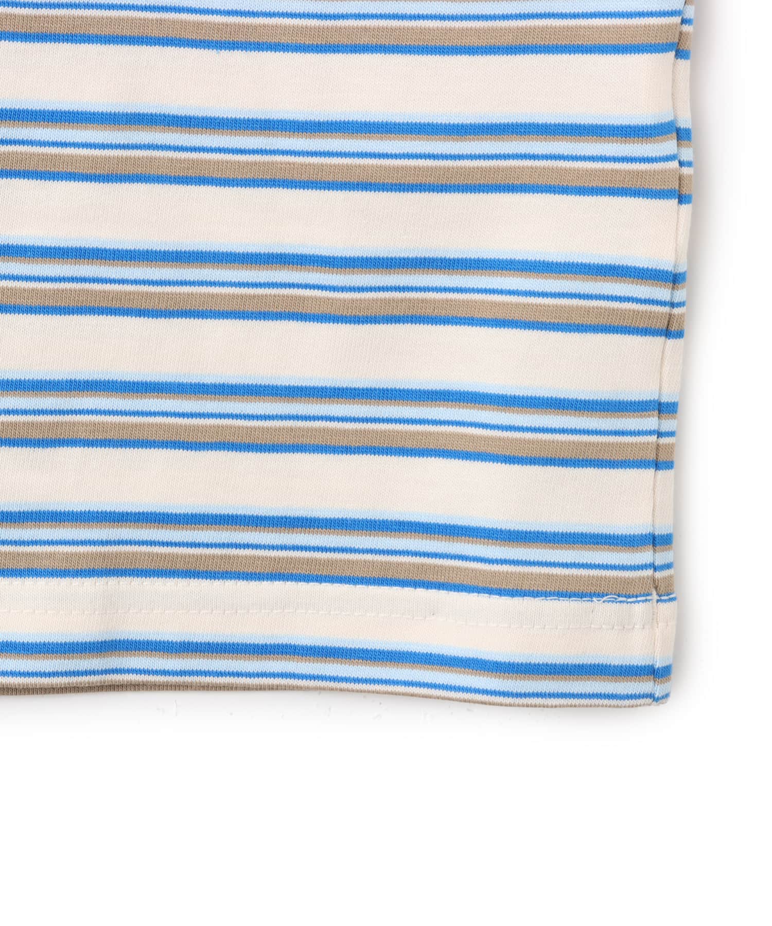 adidas STRIPE TEE マルチカラー/ブランチカーゴ/ヘイジーオレンジの画像
