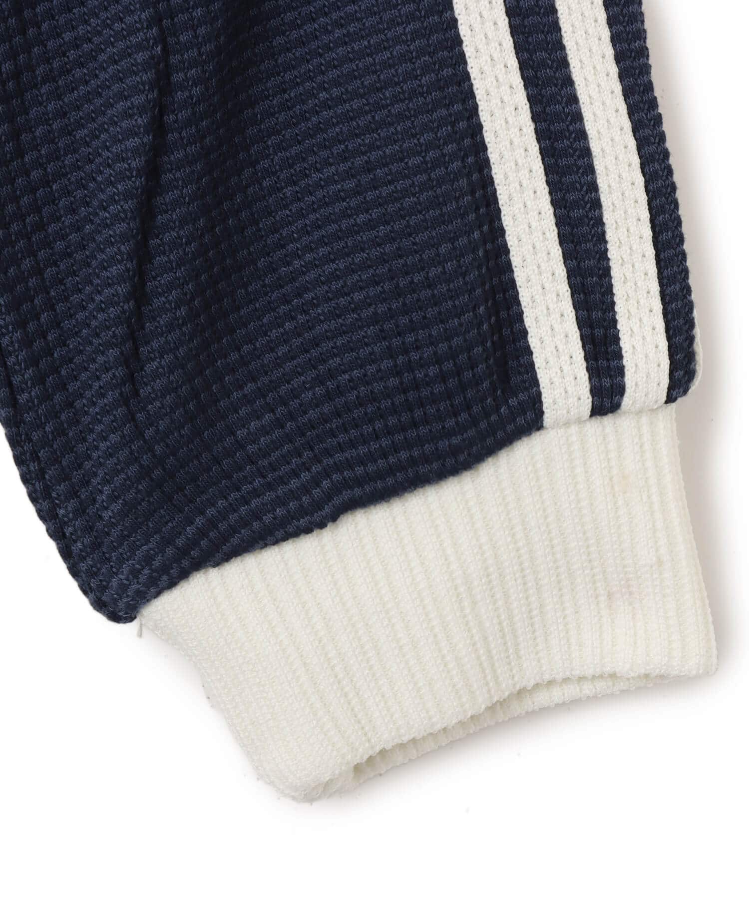 adidas CROP TRACK TOP ナイトインディゴ/オフホワイトの画像