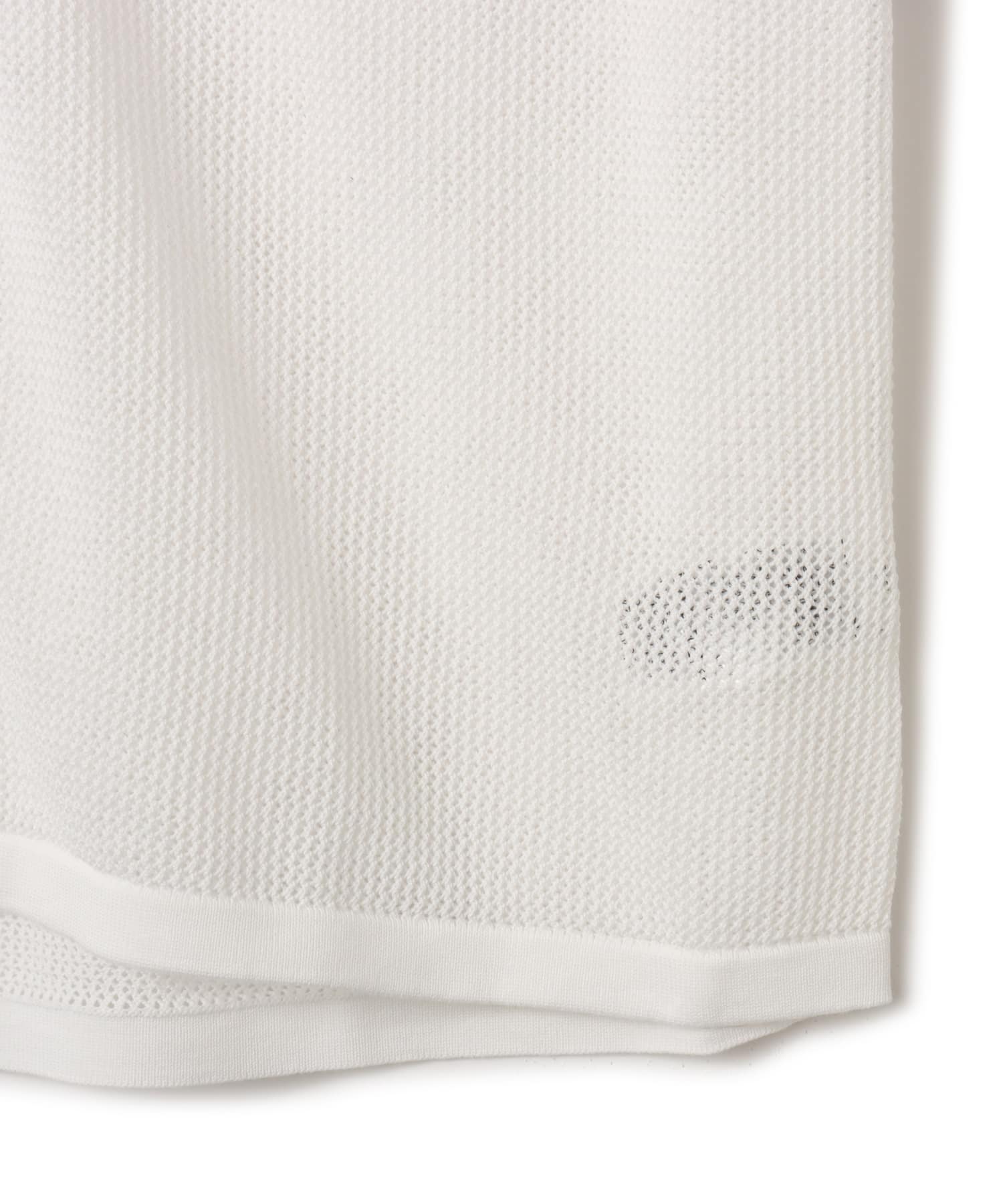 adidas KNITTED SHIRT ワンダーホワイトの画像