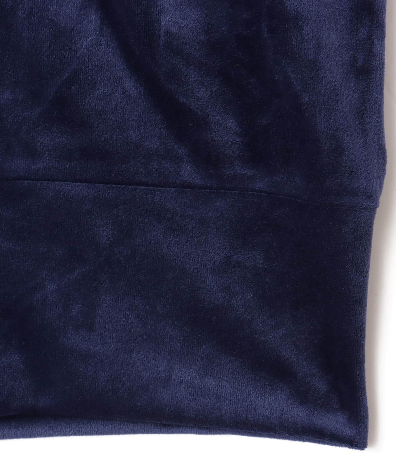 adidas ESSENTIALS VELVET FITTED TRACK TOP ナイトインディゴの画像