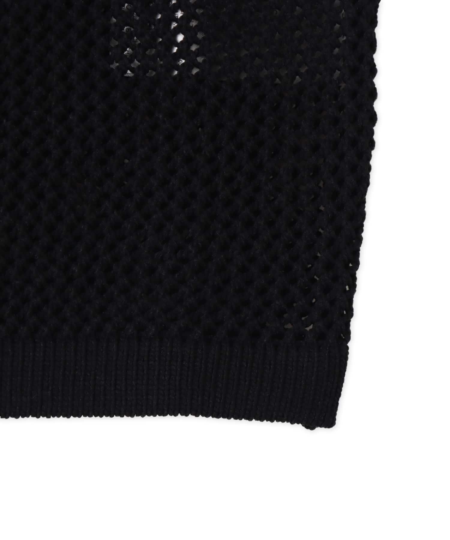 adidas KNITTED CROCHET CALI TEE ブラックの画像