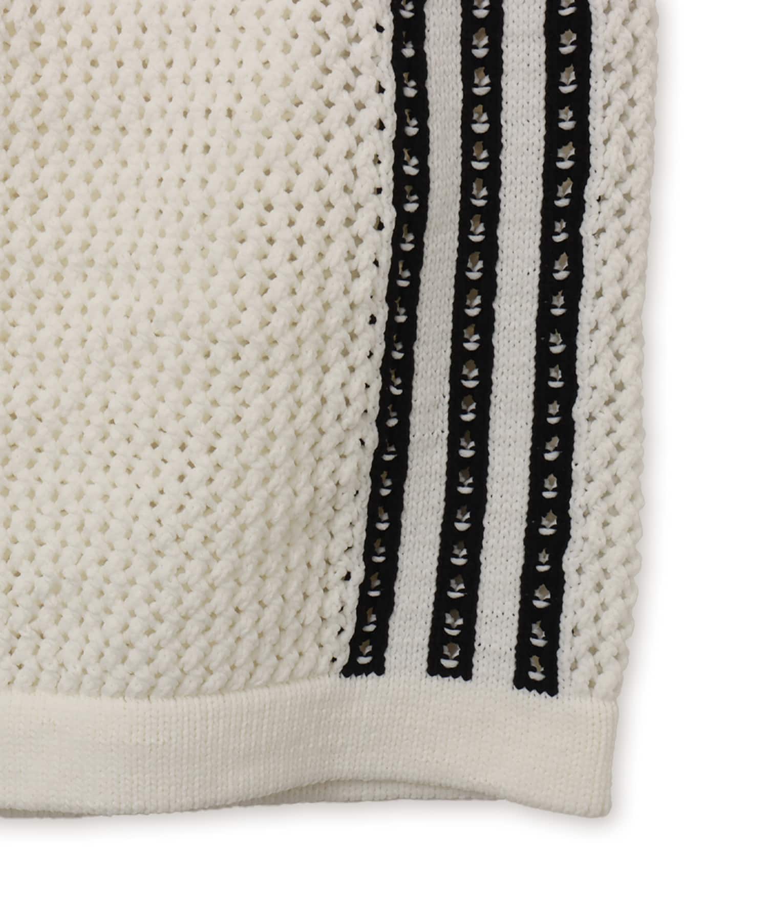 adidas KNITTED CROCHET FIREBIRD TRACKPANTS オフホワイトの画像