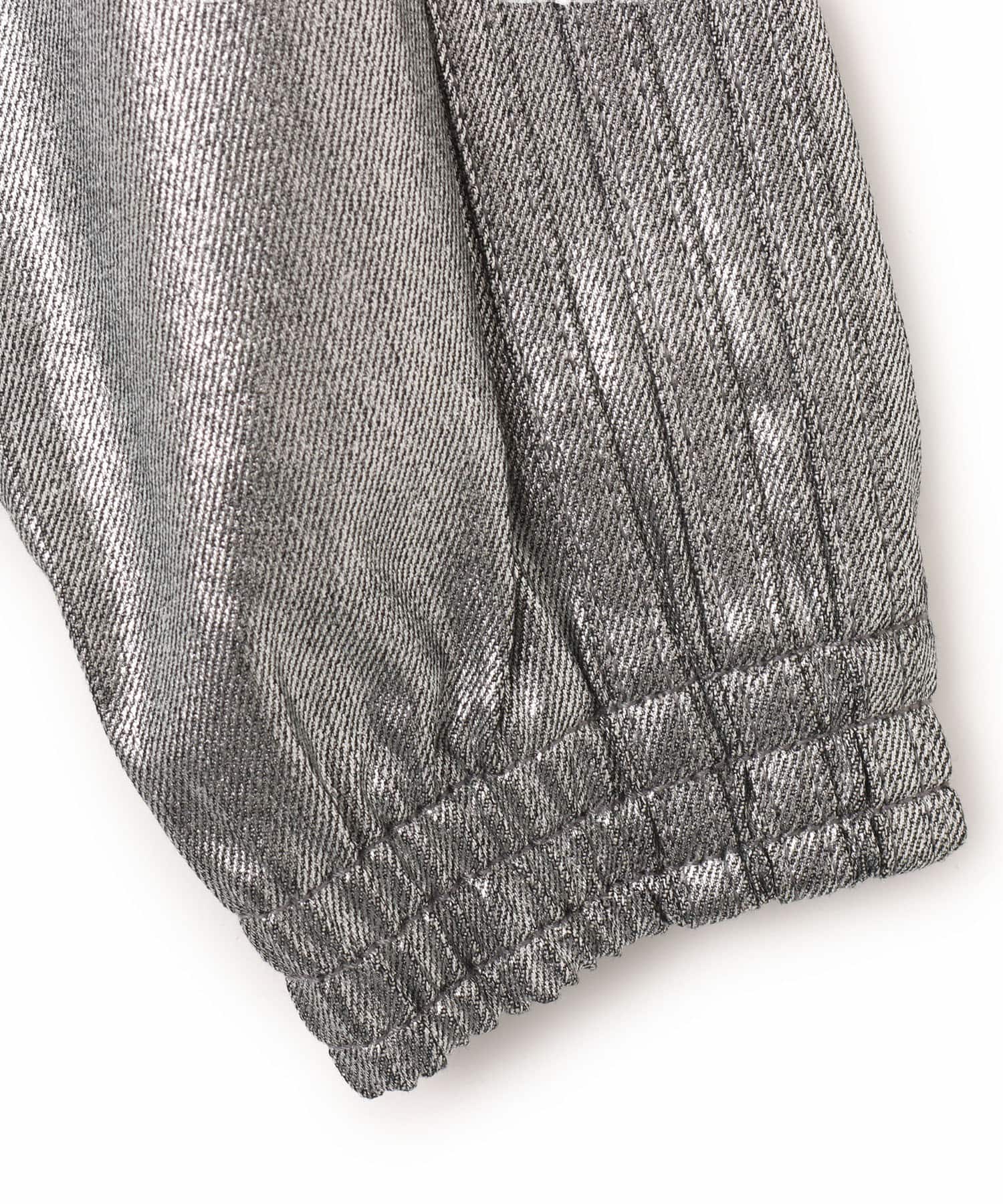 adidas FIREBIRD TRACK TOP DENIM シルバーメタリックの画像