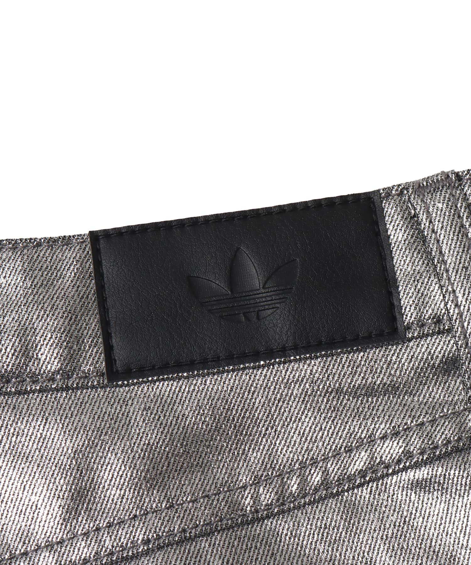 adidas FIREBIRD TRACK PANT DENIM シルバーメタリックの画像