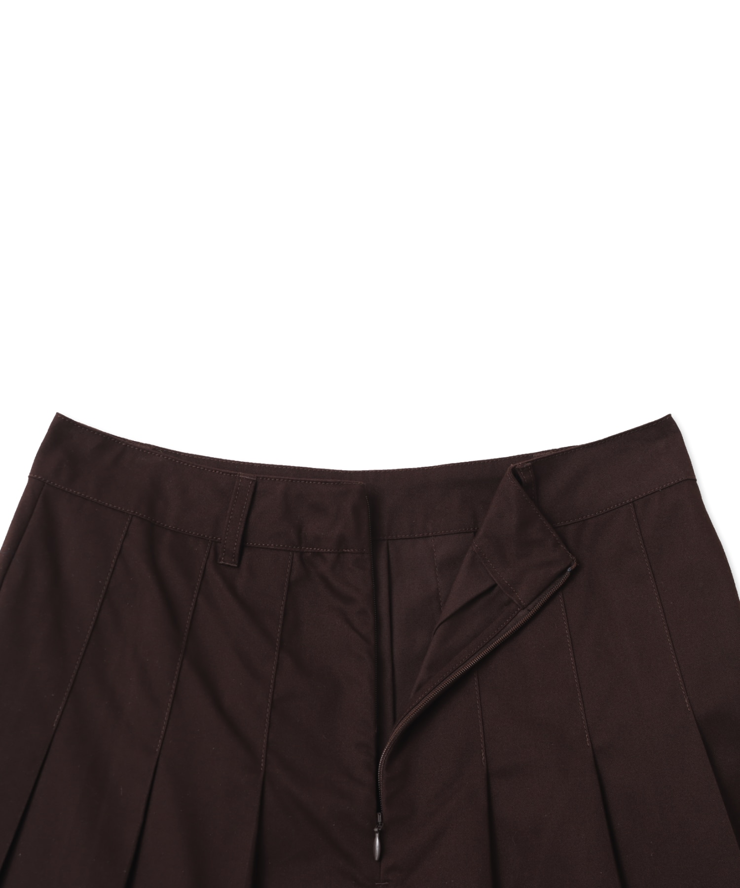 adidas TWILL PLEATED SKIRT オーロラコーヒーの画像