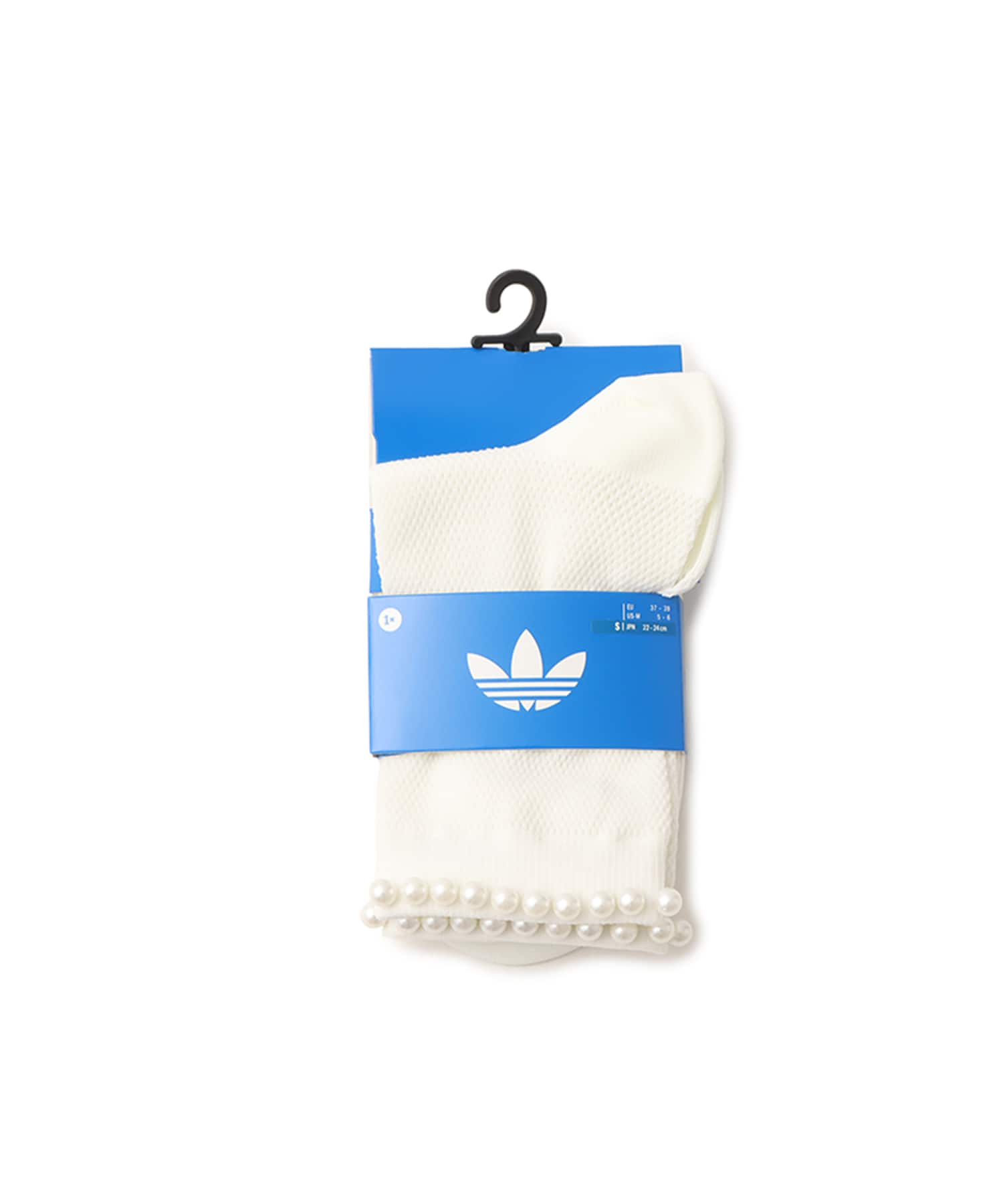 adidas PEARL CREW SOCKS 1 PAIR オフホワイトの画像