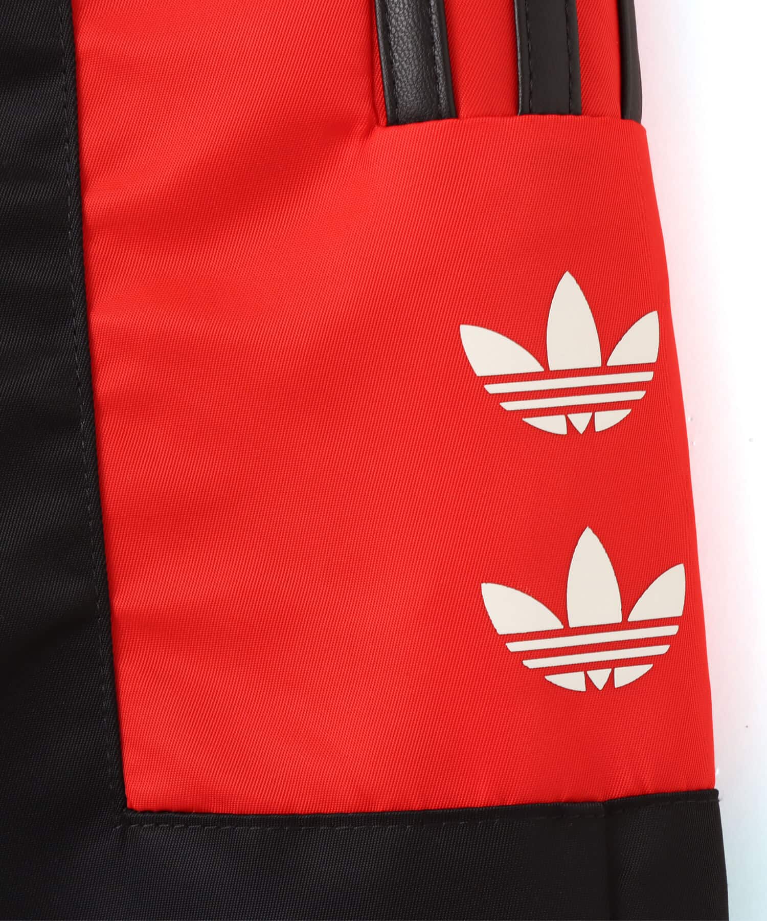 adidas CHAVARRIA FLEECE ZIP OFF PANT ブラック/レッドの画像