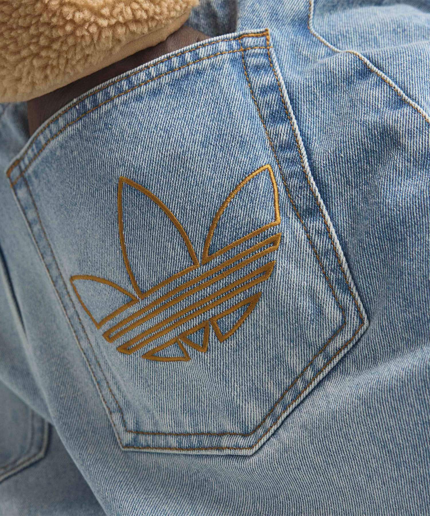 adidas DENIM PANTS インディゴデニムの画像