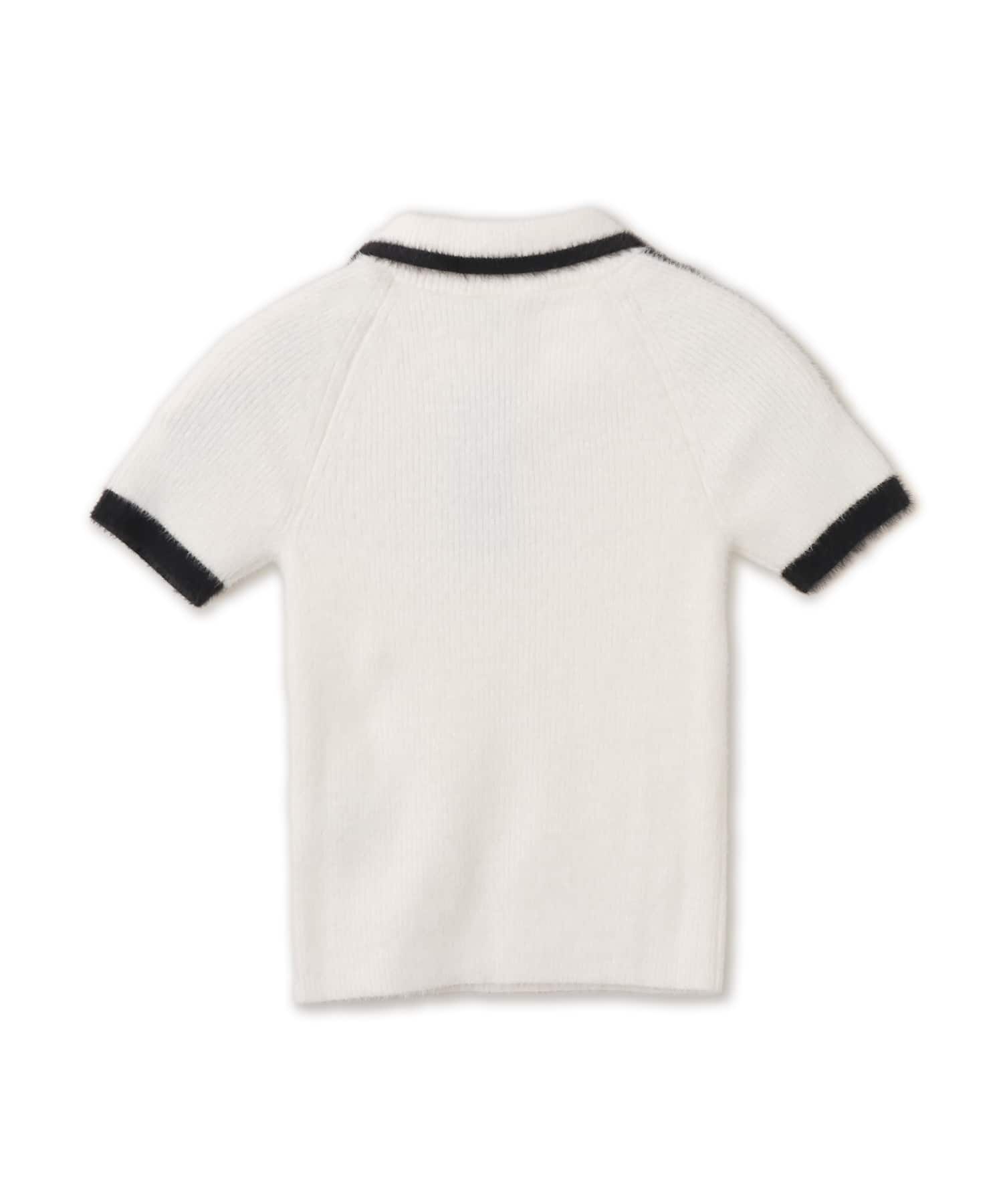 adidas KNITTED CALI TEE オフホワイトの画像