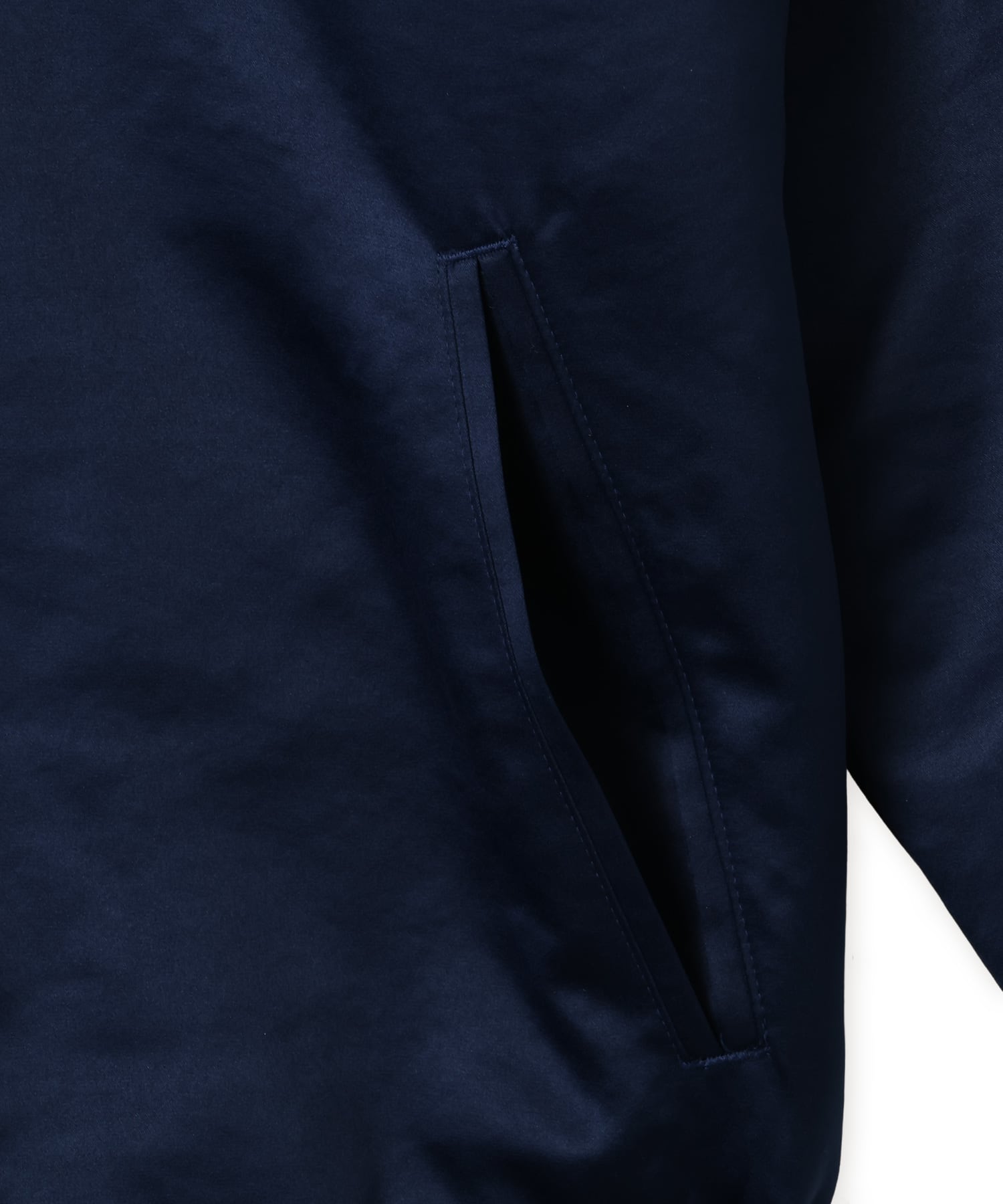 adidas 3 STRIPES SATIN PADDED JACKET ナイトインディゴの画像