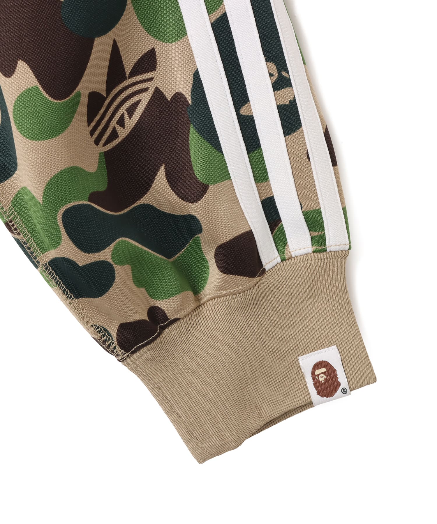 adidas SHARK TRACK HOODIE BAPE クルーグリーンの画像