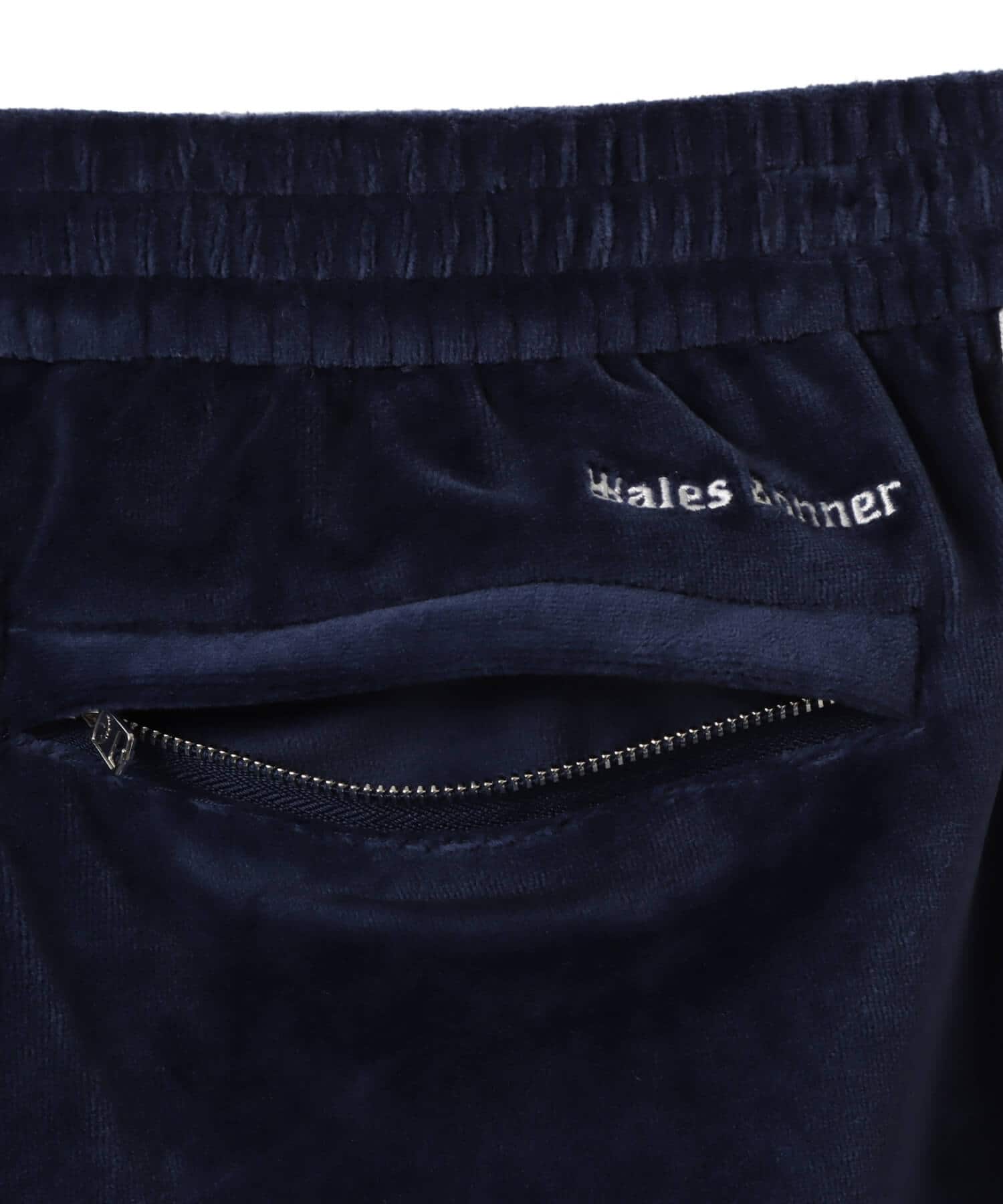 adidas WALES BONNER VELOUR TRACK PANT カレッジネイビーの画像