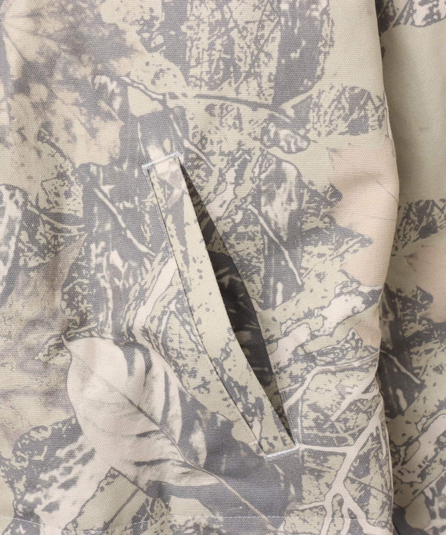 adidas Originals WORKWEAR CANVAS JACKET パテグレー/グレースリー/ワンダーベージュの画像