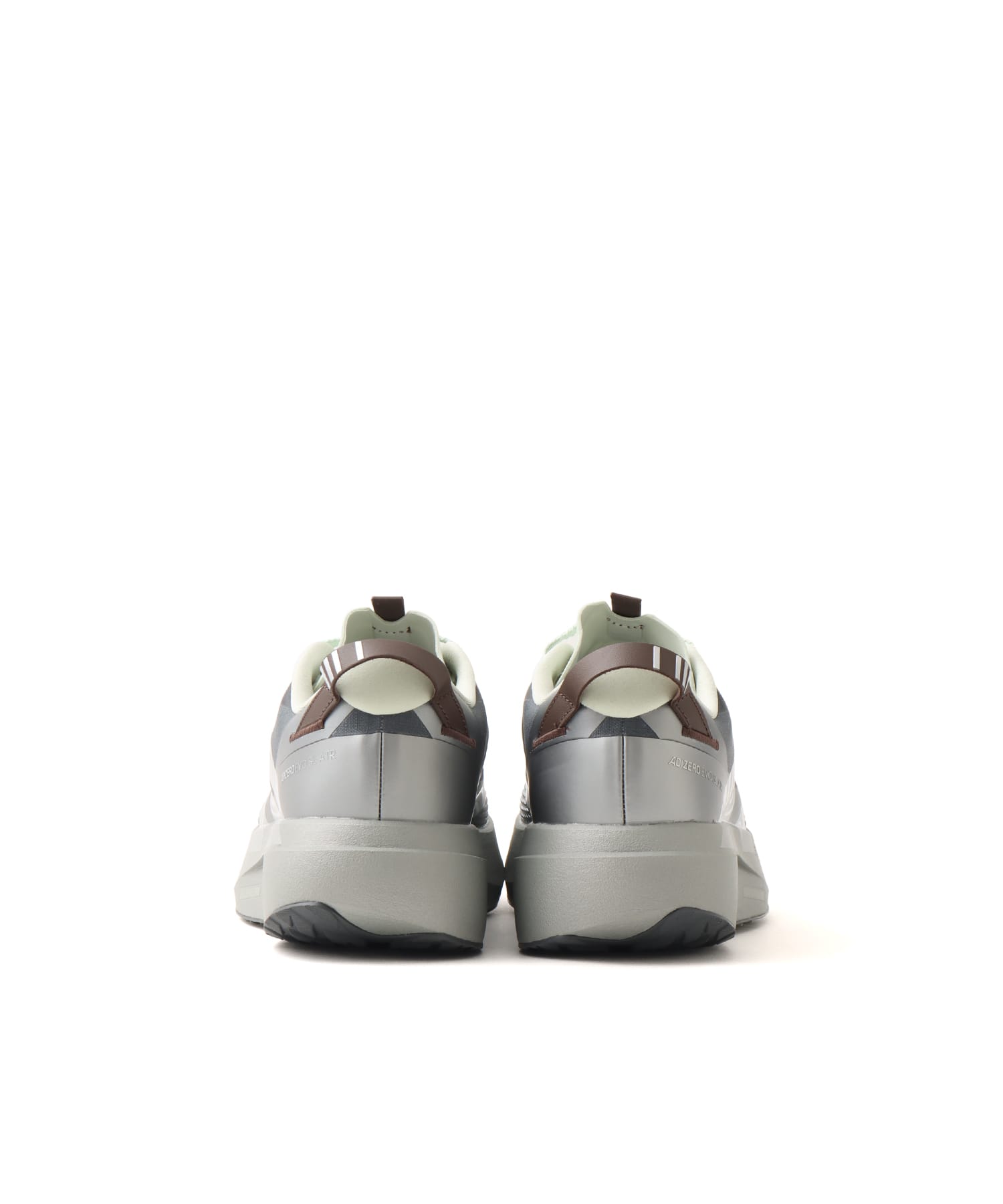 adidas Adizero EVO SL ATR M / The Mandalorian and Grogu GREY FIVE/MATTE SILVER/LINEN GREENの画像