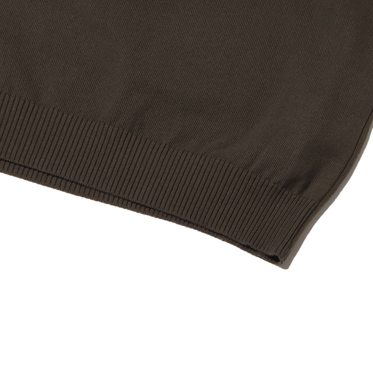 snow peak Co/Pe Knit Pullover Olive 23FA-Iの画像