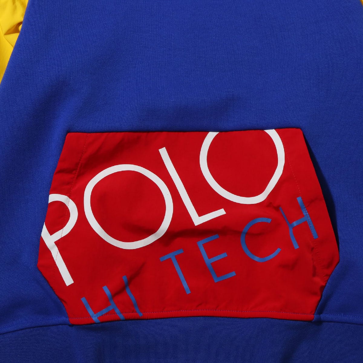 POLO RALPH LAUREN HYBRID PO M9-LONG SLEEVE-KNIT YELLOW MULTI 18HO-Iの画像