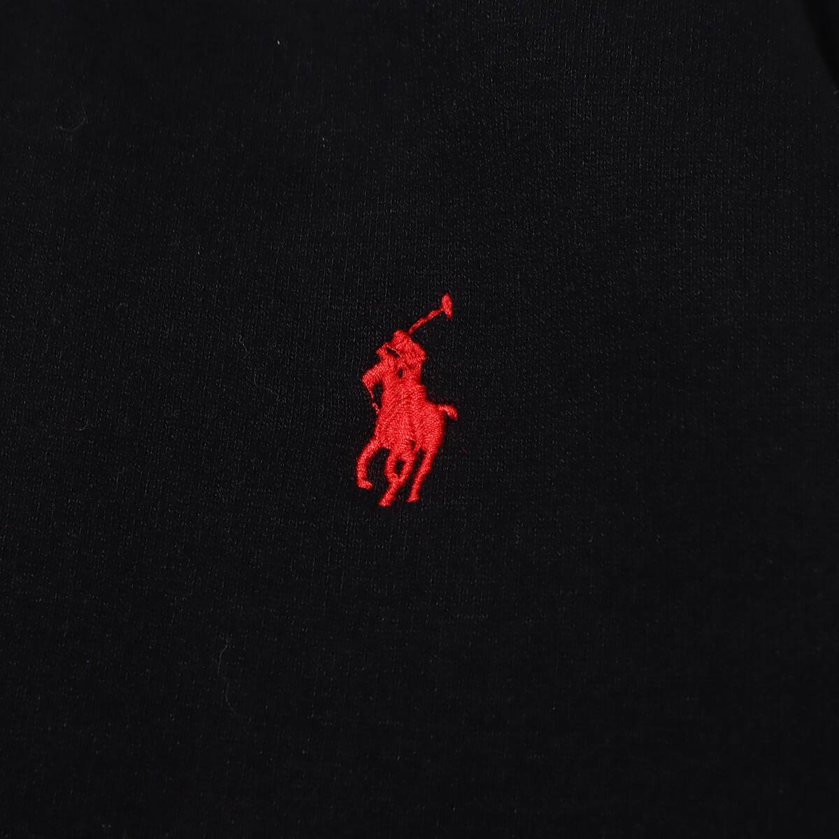 POLO RALPH LAUREN POLO PULL OVER HOODIE SWEAT POLO BLACK 22FW-Iの画像