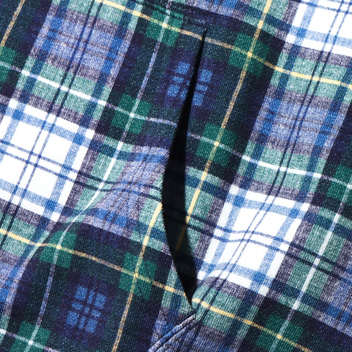 POLO RALPH LAUREN LSPOHOODM2-LONG SLEEVE-SWEATSHIRT GORDON TARTAN/LIGHT SPORT HTR 22SS-Iの画像