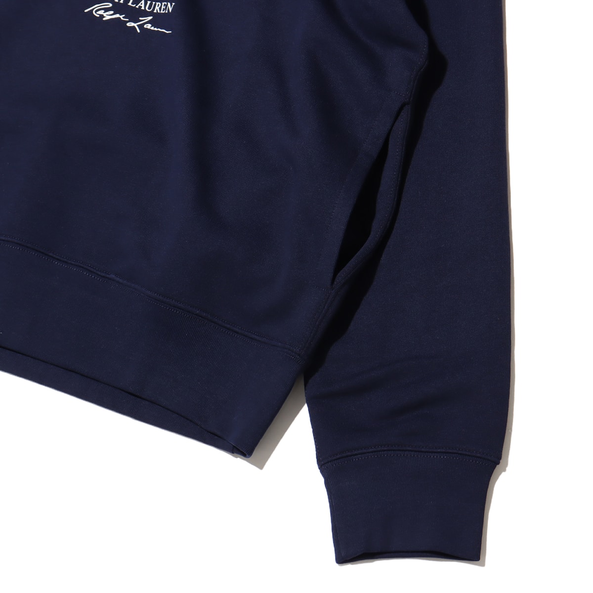 POLO RALPH LAUREN LONG SLEEVE-SWEATSHIRT SEASONAL FLEECE F24 CRUISE NAVY DENIM BEAR の画像