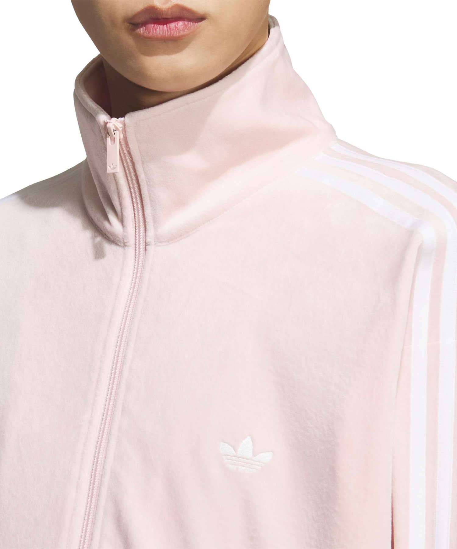 adidas FIREBIRD TRACK TOP VELOUR サンディーピンクの画像