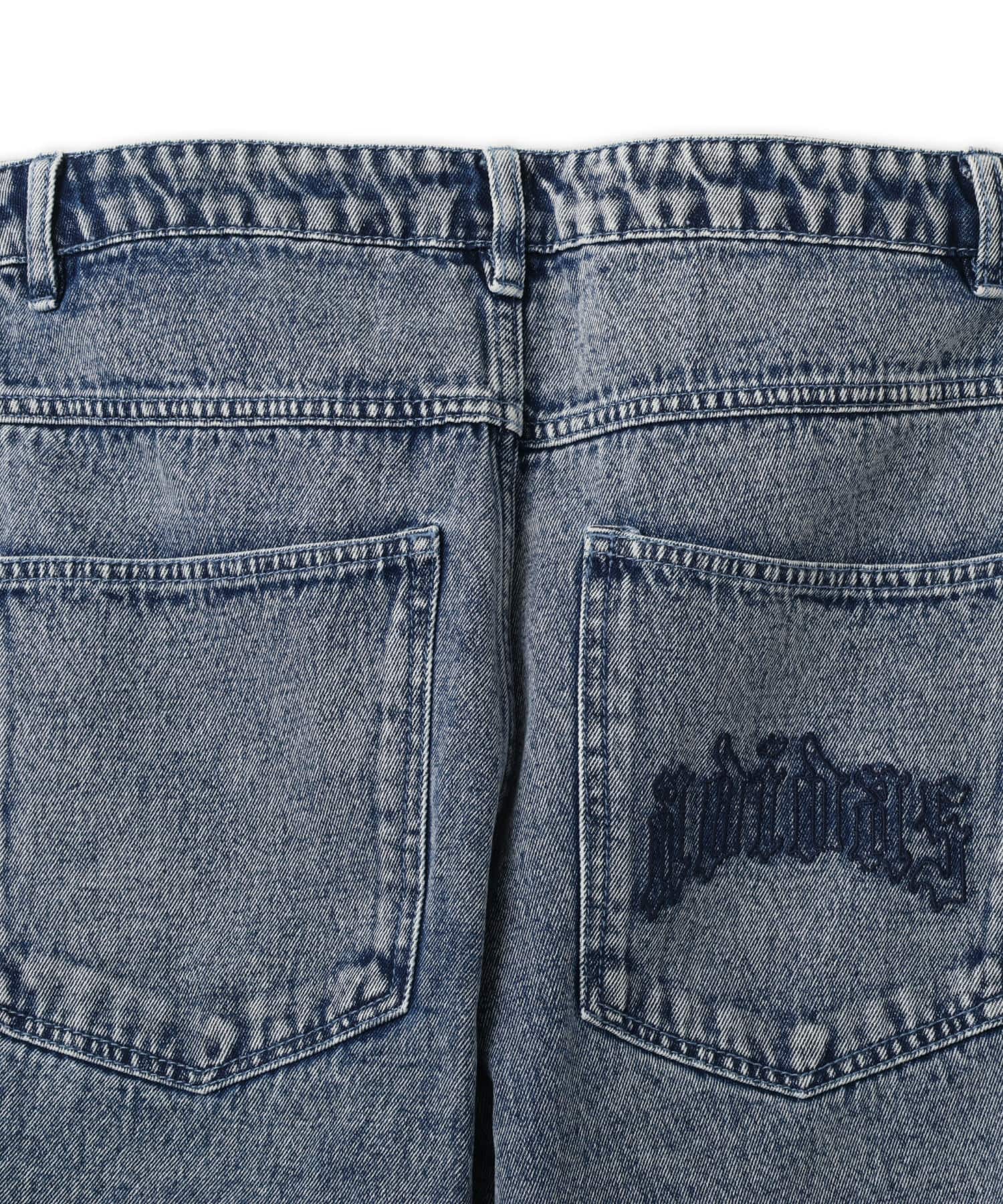 adidas SST DENIM JEANS STRAIGHT LEG PANTS ライトデニムの画像