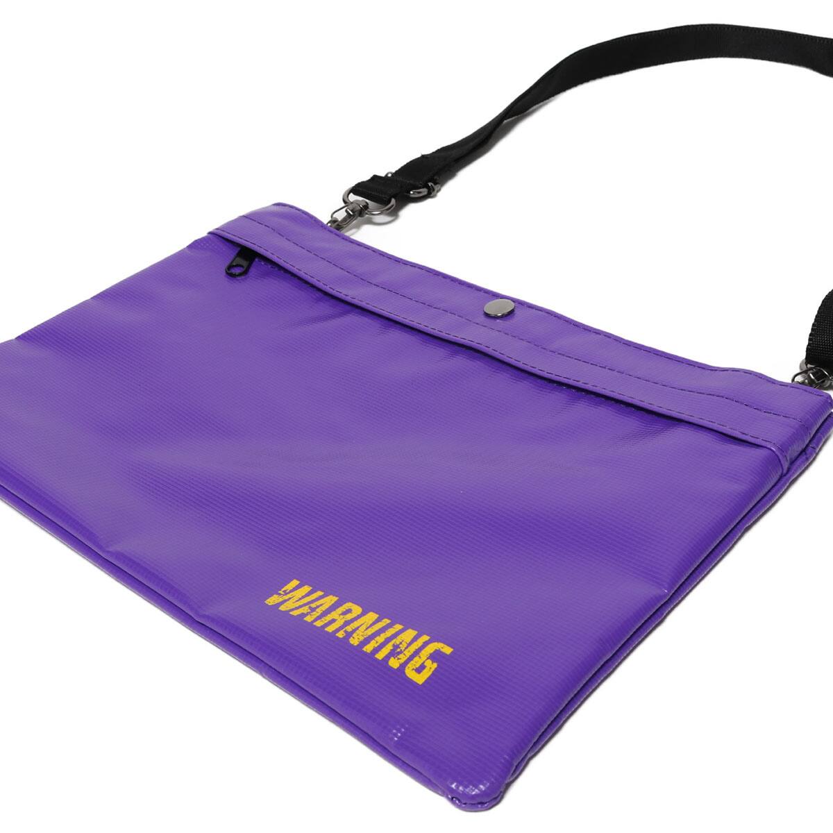 atmos pink ラバー カラフル サコッシュ PURPLEの画像