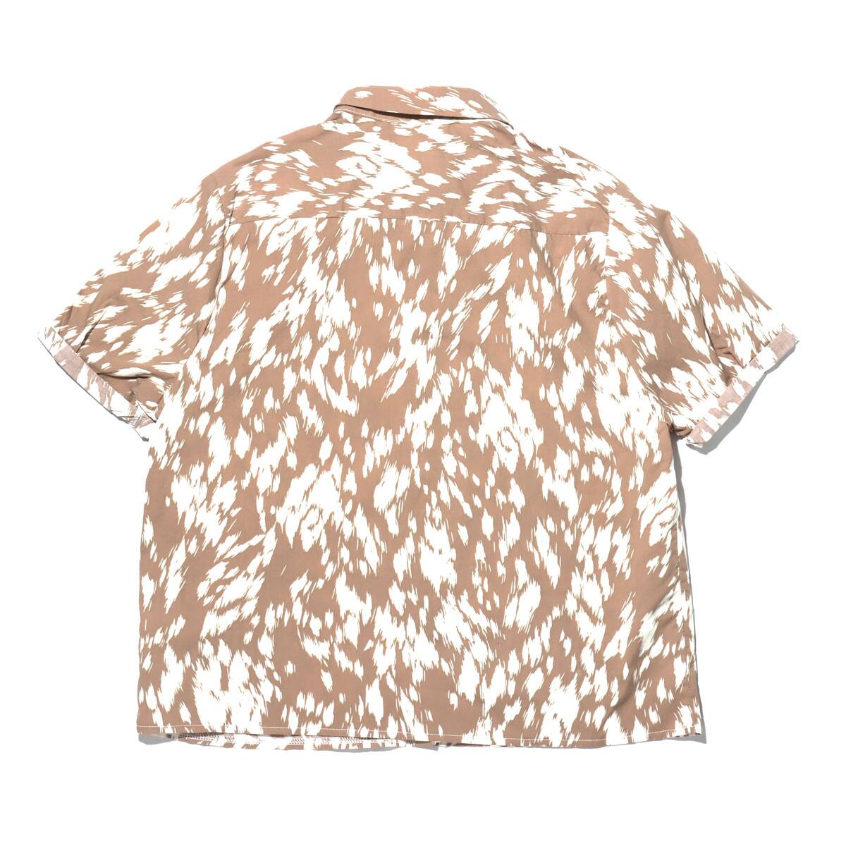 atmos pink ダルメシアン柄 シャツ BROWNの画像