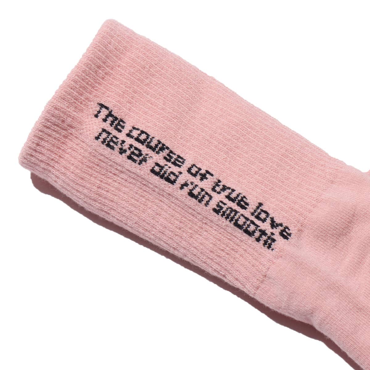 atmos pink バックロゴ ソックス PINKの画像