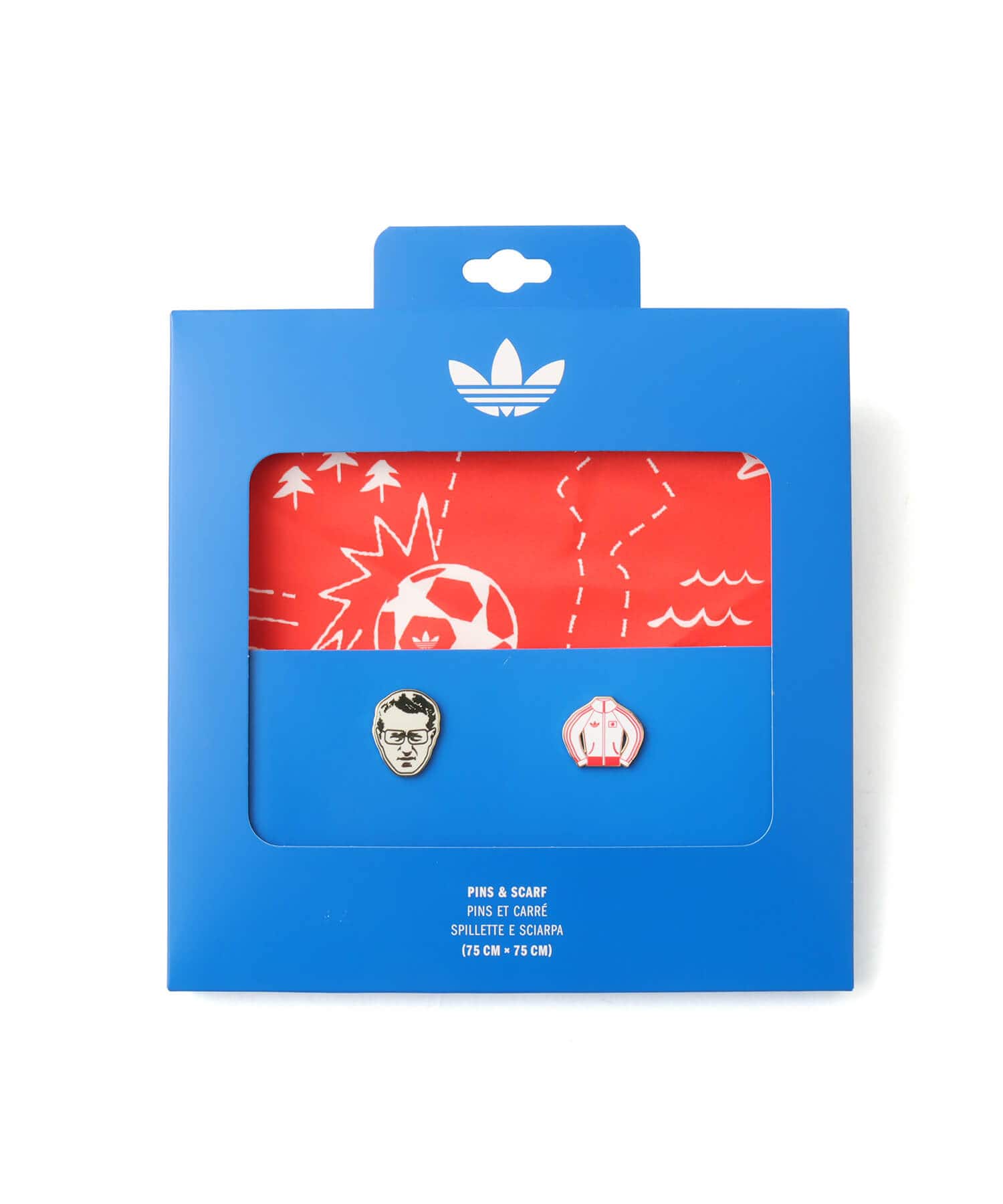 adidas MR PIN&SCARF レッドの画像