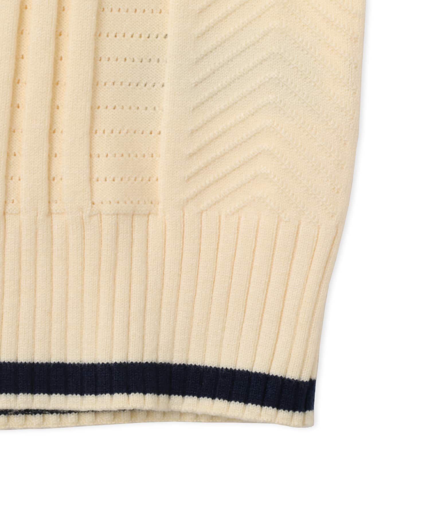 adidas CABLE KNIT FIREBIRD TRACK TOP ウォームバニラの画像