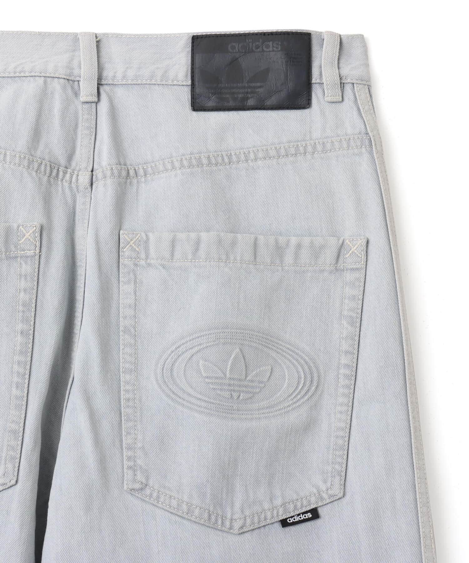 adidas 90S ALTERNATIVE SPORT WIDE LEG SKATER JEANS クリスタルスカイの画像