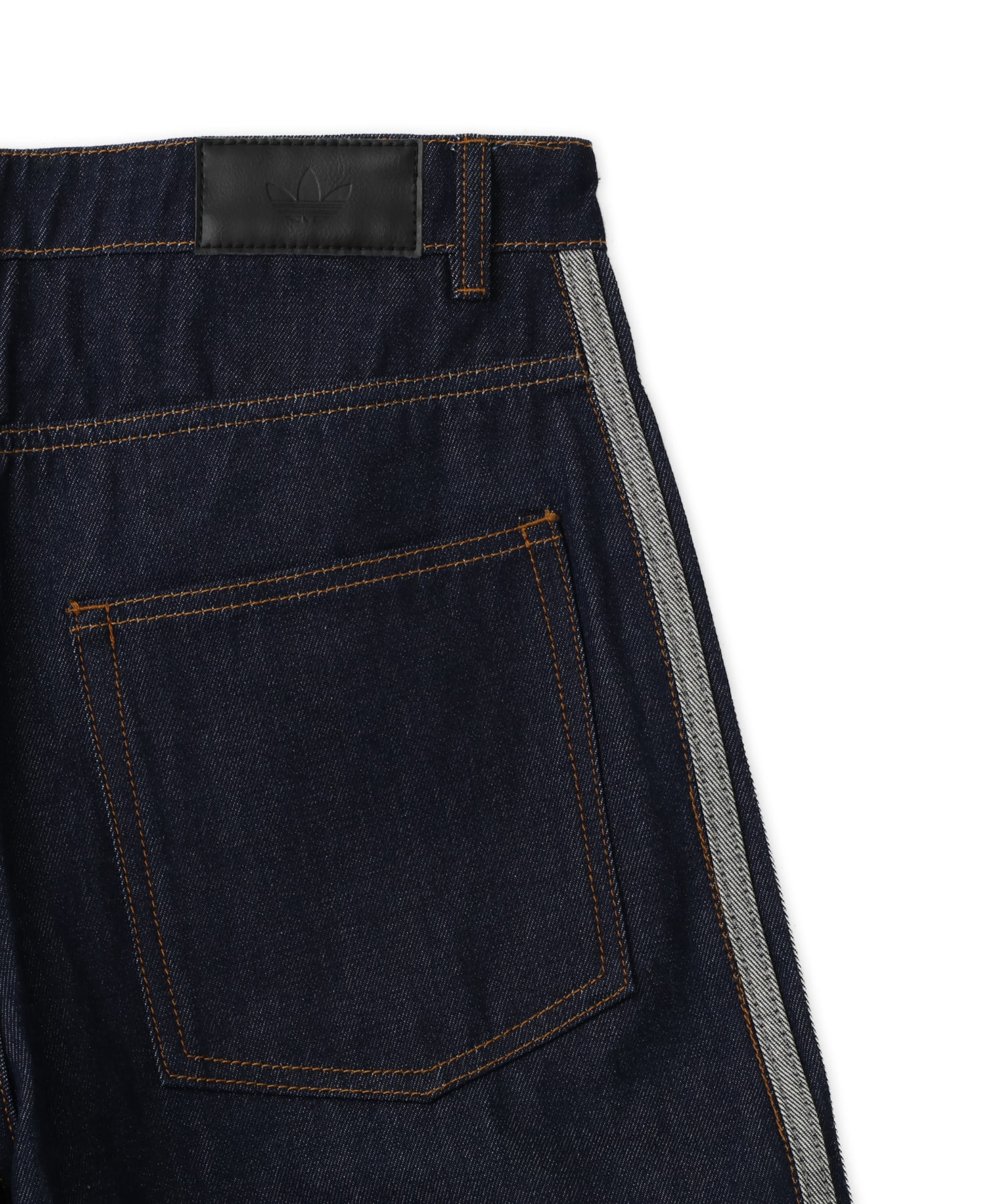 adidas FIREBIRD ADICOLOR RAW DENIM SHORTS インディゴデニムの画像