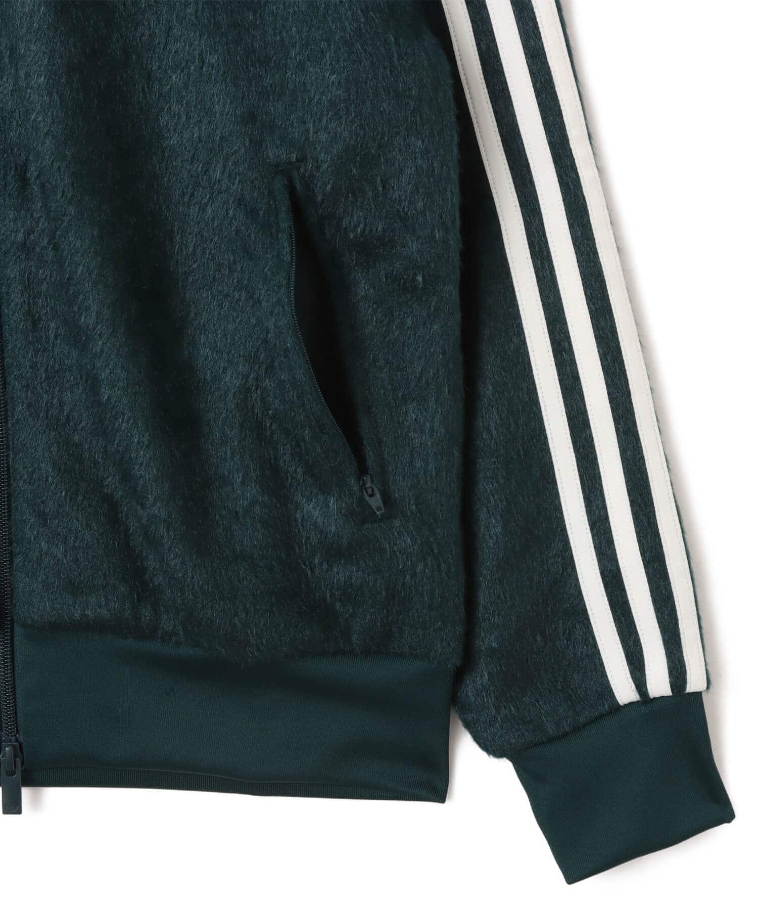 adidas MOHAIR FIREBIRD LOOSE TRACK TOP オーロラアイビーの画像