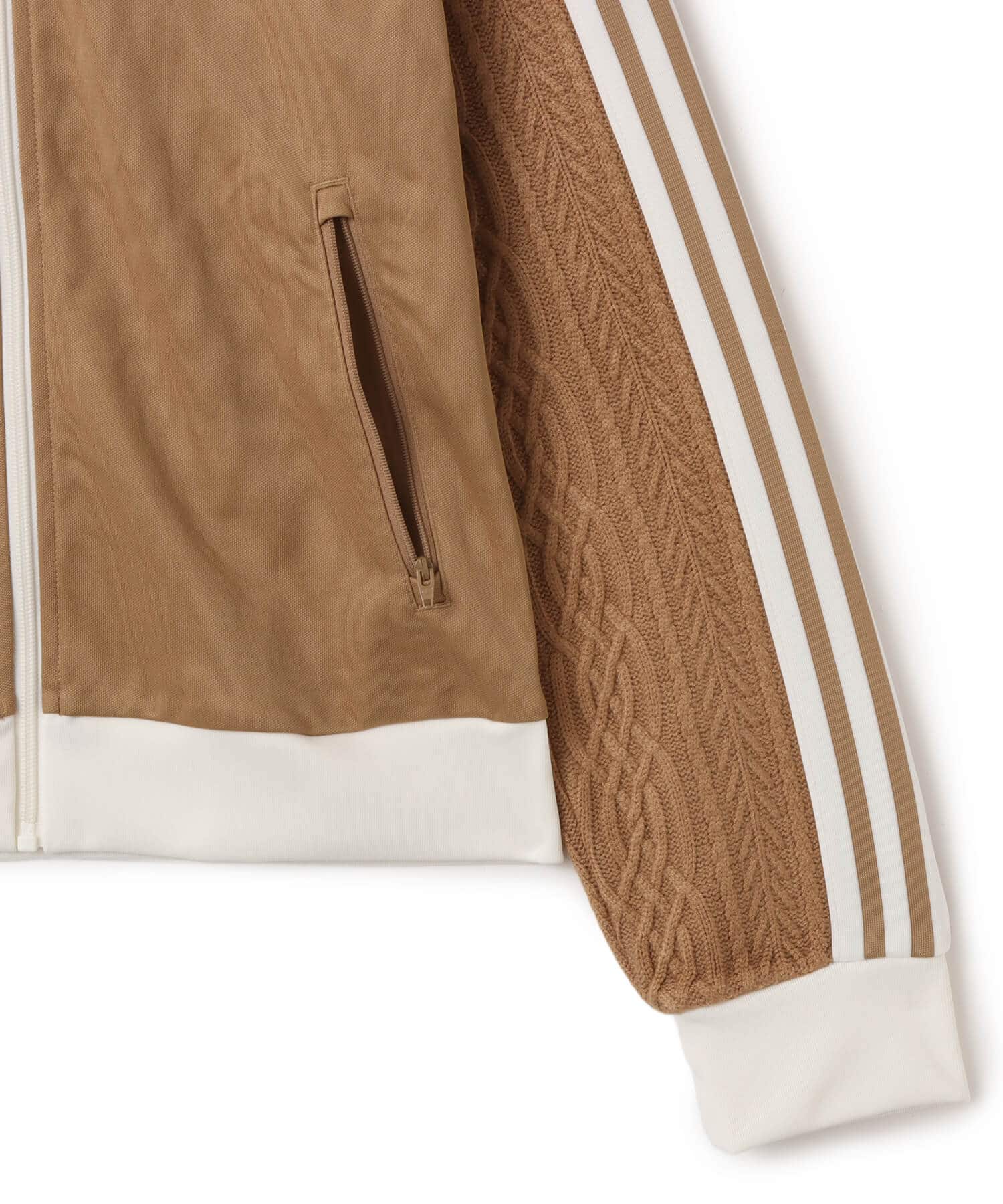 adidas KNIT CLASSIC TRACK TOP カードボードの画像
