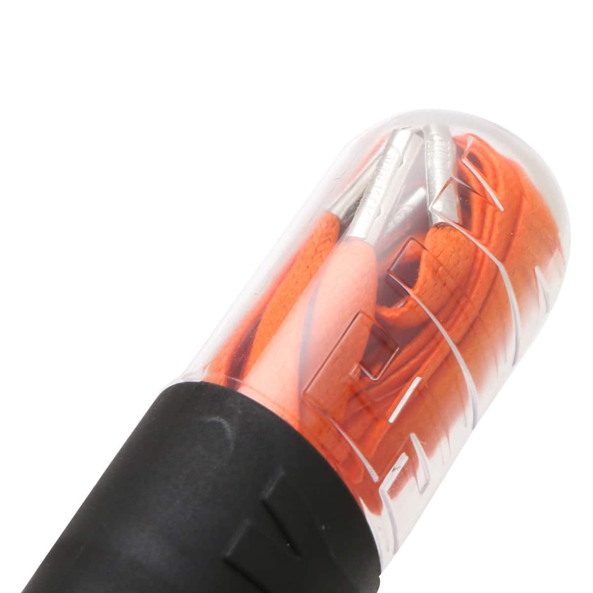 KIXSIX WAXED SHOELACE (CAPSULE)  ORANGE/silverの画像