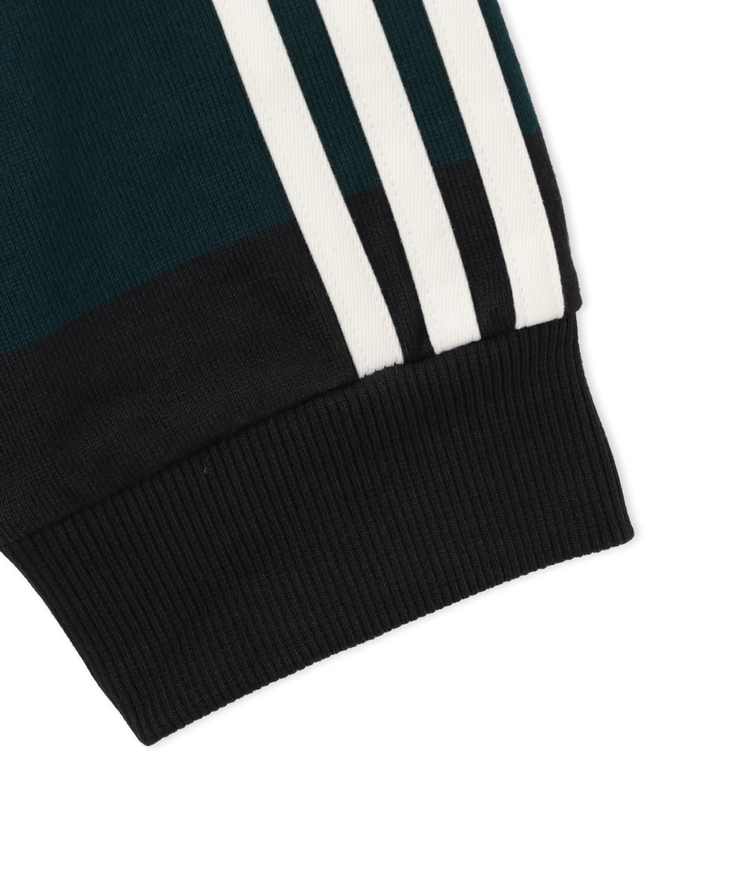 adidas CHAVARRIA LS RUGBY SHIRT ブラック/オーロラアイビーの画像
