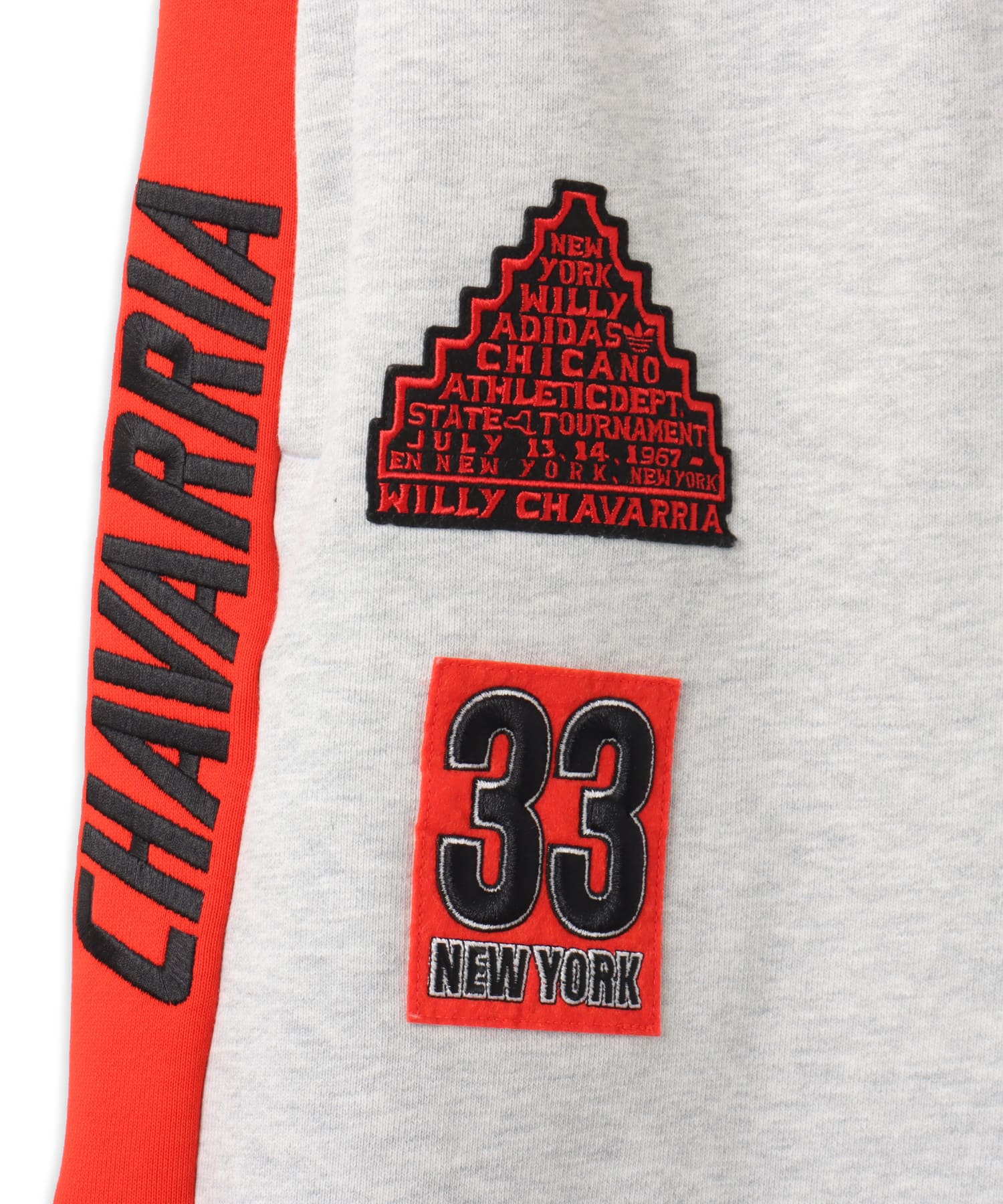 adidas CHAVARRIA NY SWEATPANT ライトグレーヘザーの画像