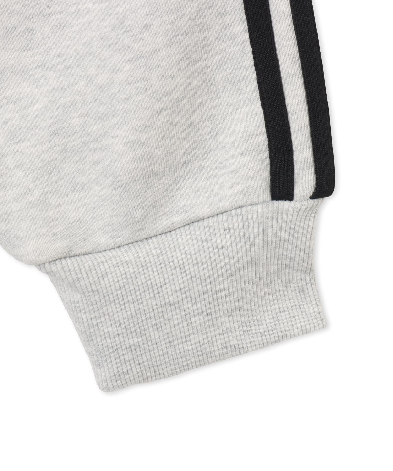 adidas CHAVARRIA FULL ZIP LOGO HOODIE ライトグレーヘザーの画像