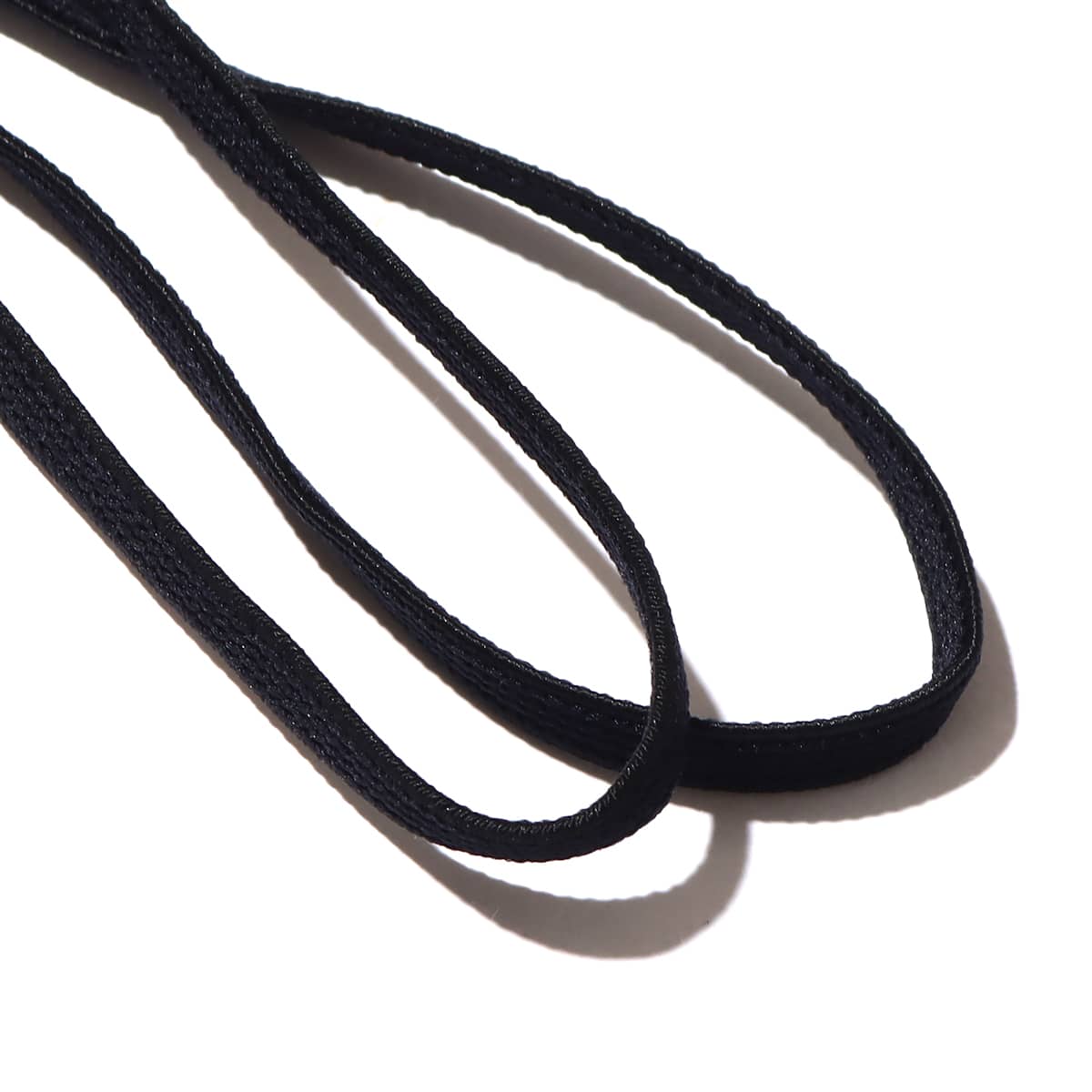 KicksWrap Easy Shoelaces Black 120cm BLACK 22HO-Iの画像