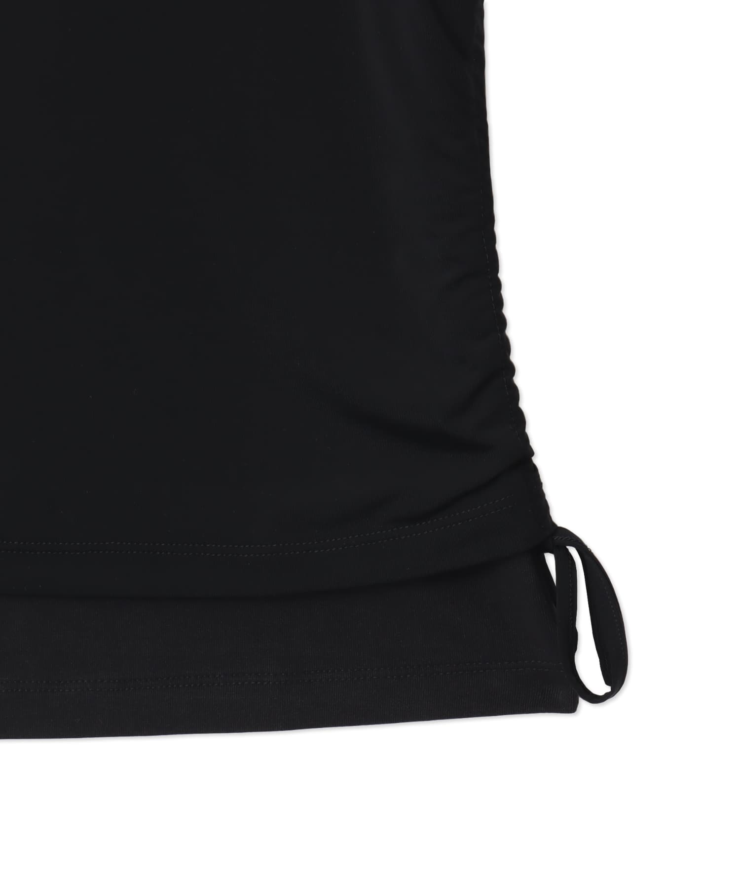 adidas DOUBLE LAYERED CALI T-SHIRT ブラック/ブラックの画像