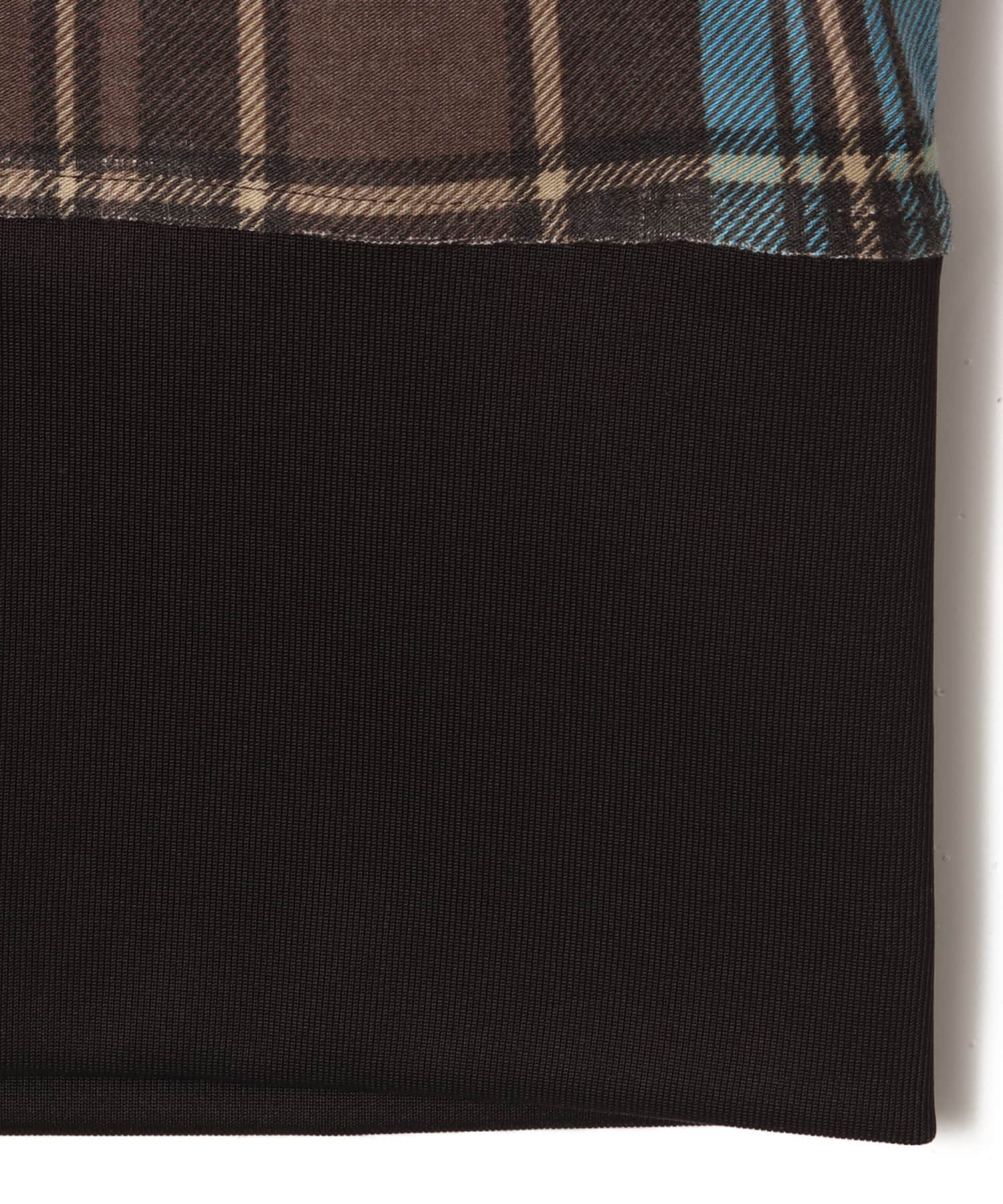 adidas CHECKED V-NECK SHIRT WITH BUTTONS マルチカラーの画像