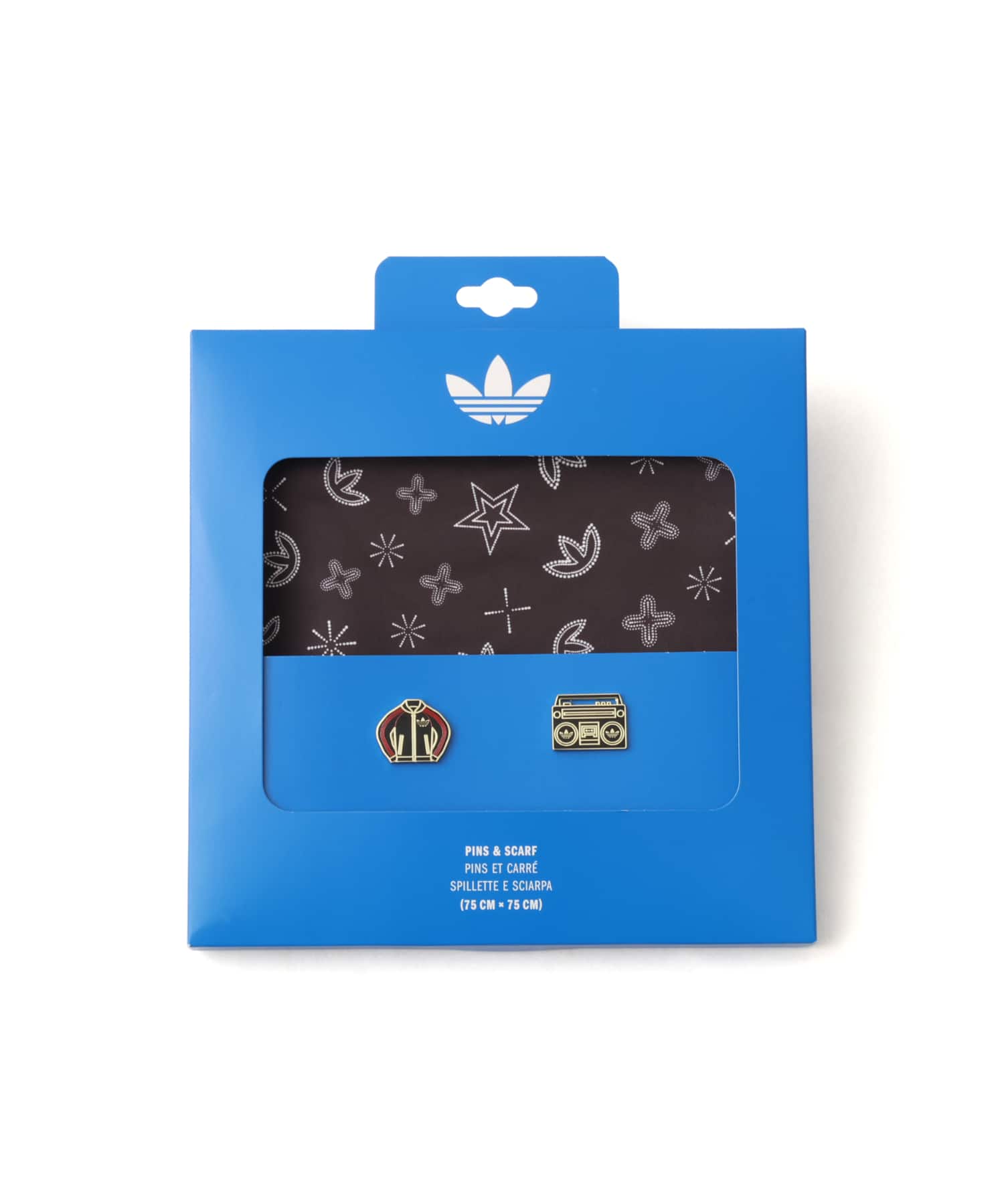 adidas PINS&SCARF ブラックの画像