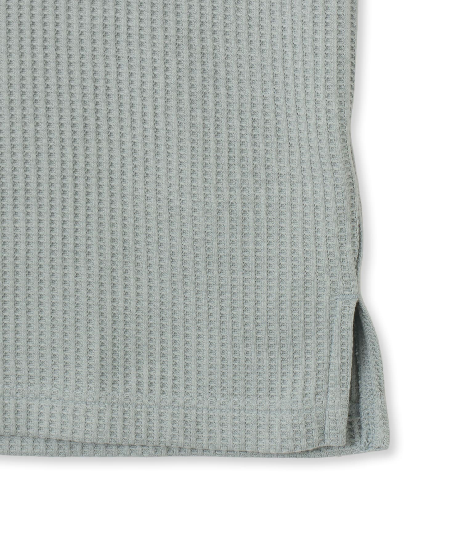 adidas WAFFLE KNIT POLO SHIRT ワンダーセージの画像