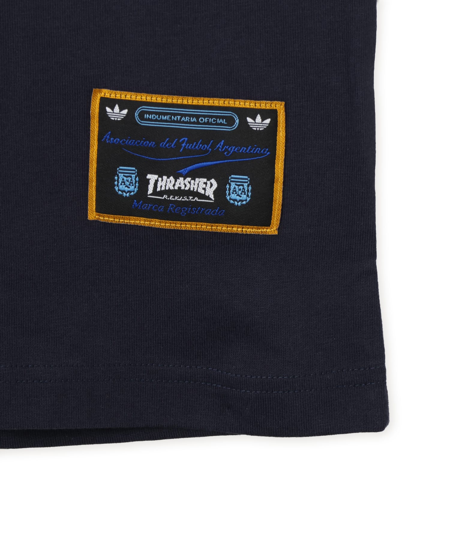 adidas THRASHER x AFA ARGENTINA TEE ナイトネイビーの画像