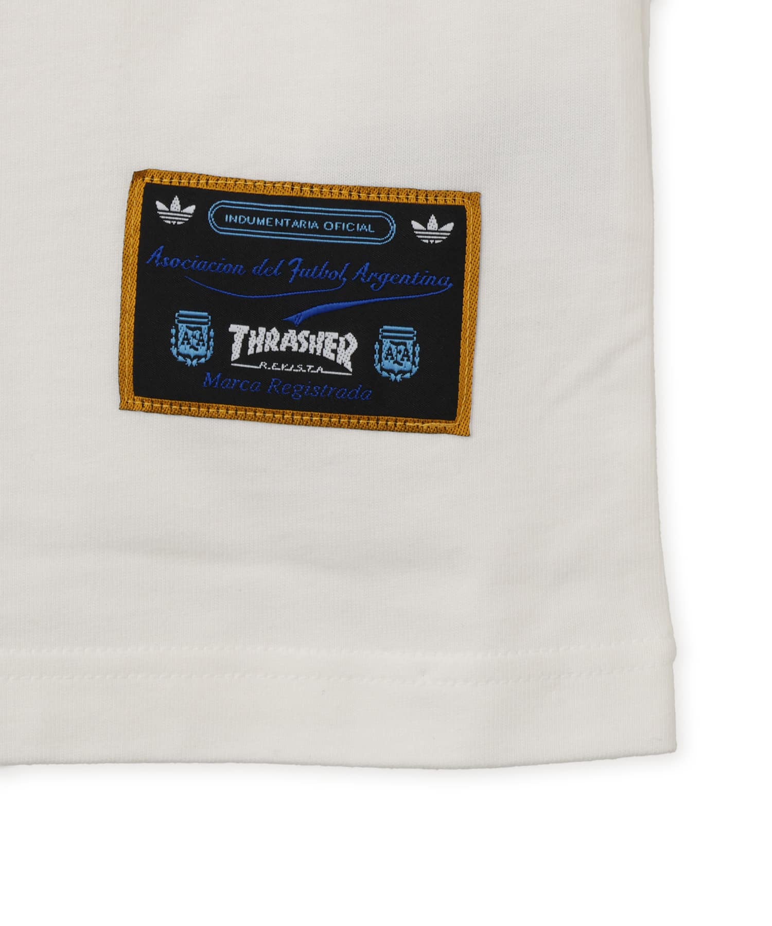 adidas THRASHER x AFA ARGENTINA TEE コアホワイトの画像