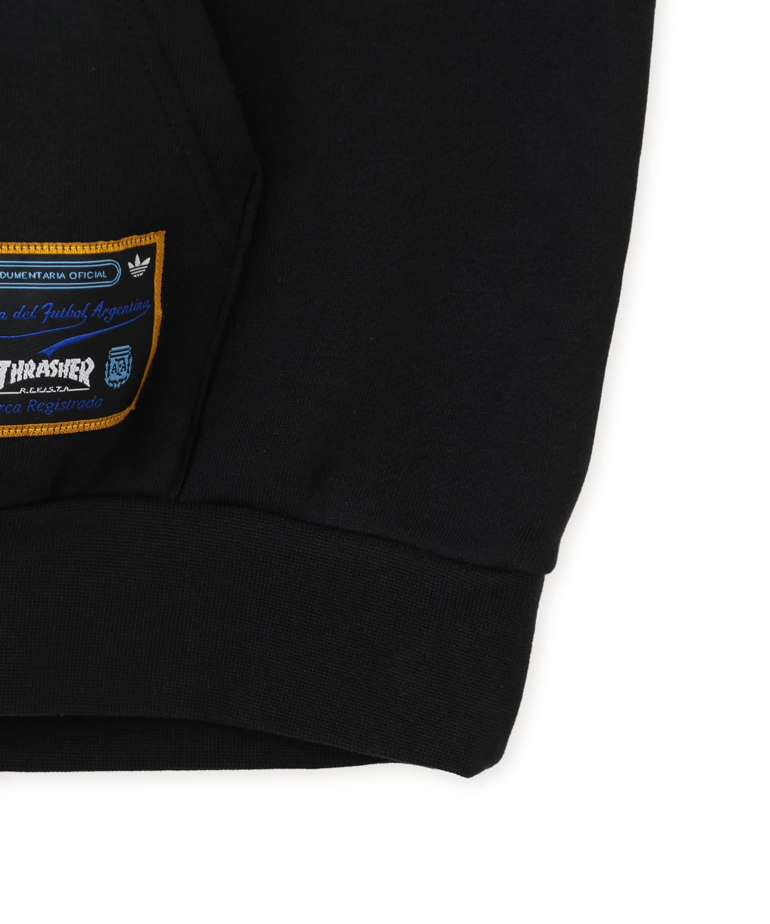 adidas THRASHER x AFA ARGENTINA HOODIE ブラックの画像